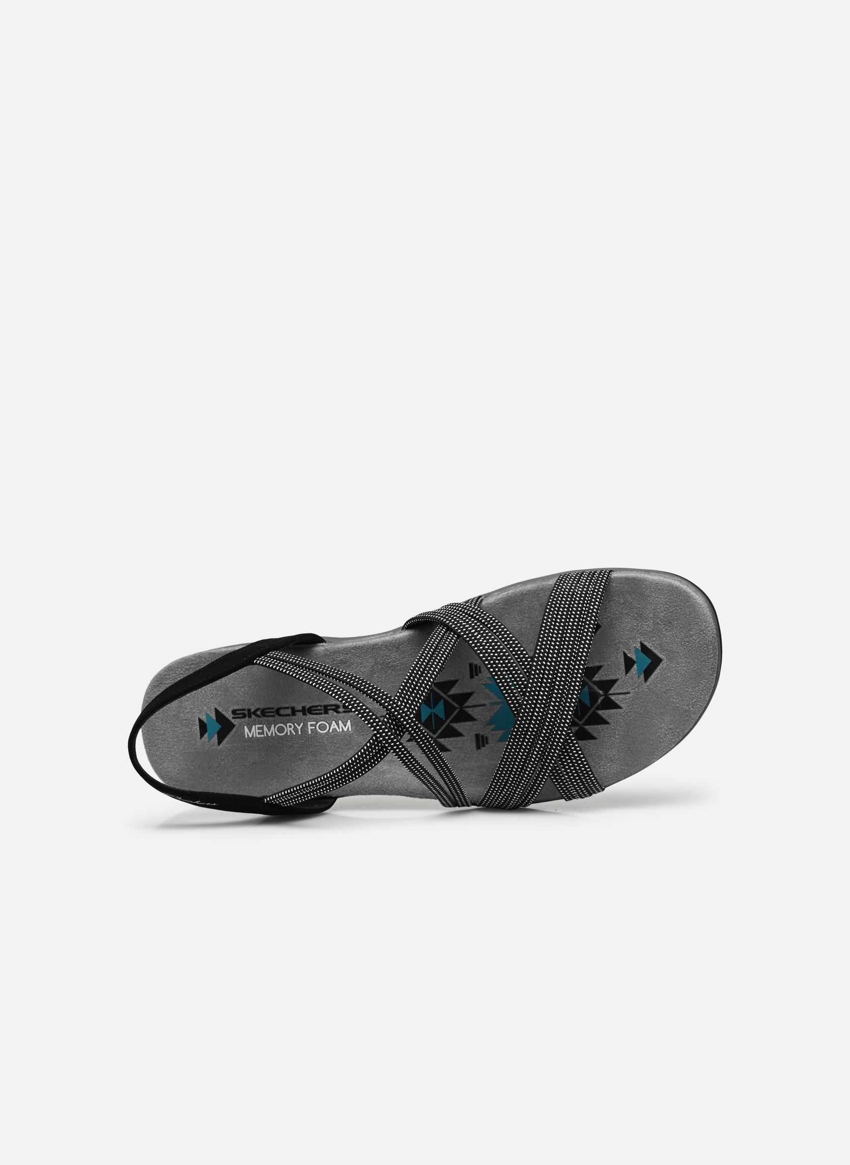 Sandales Reggae Slim - Turn It Up femme noir Skechers Sandales Reggae Slim - Turn It Up femme noir BLK