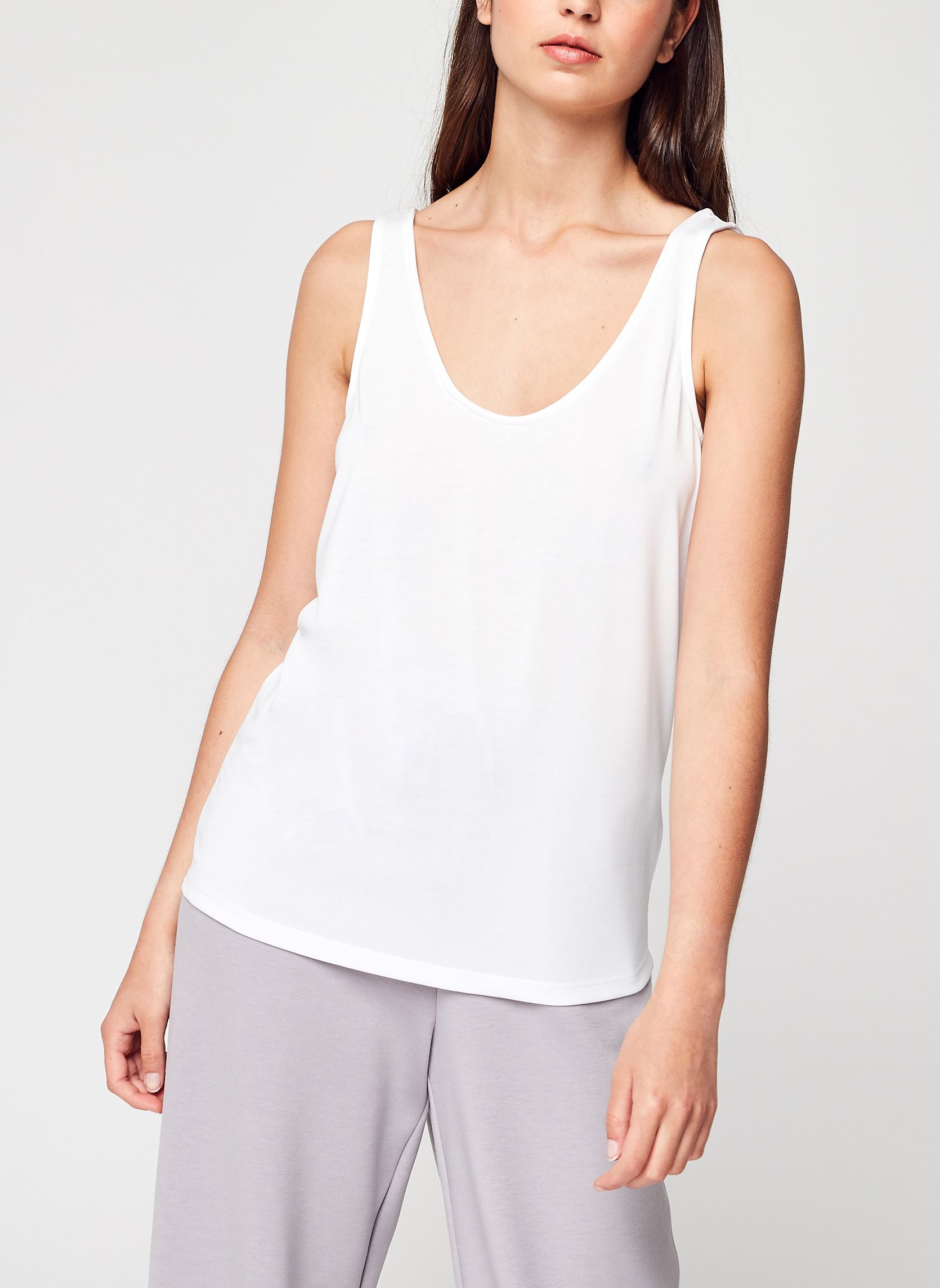 Débardeurs Pckamala Tank Top Noos Bc femme blanc Pieces Débardeurs Pckamala Tank Top Noos Bc femme blanc Bright white