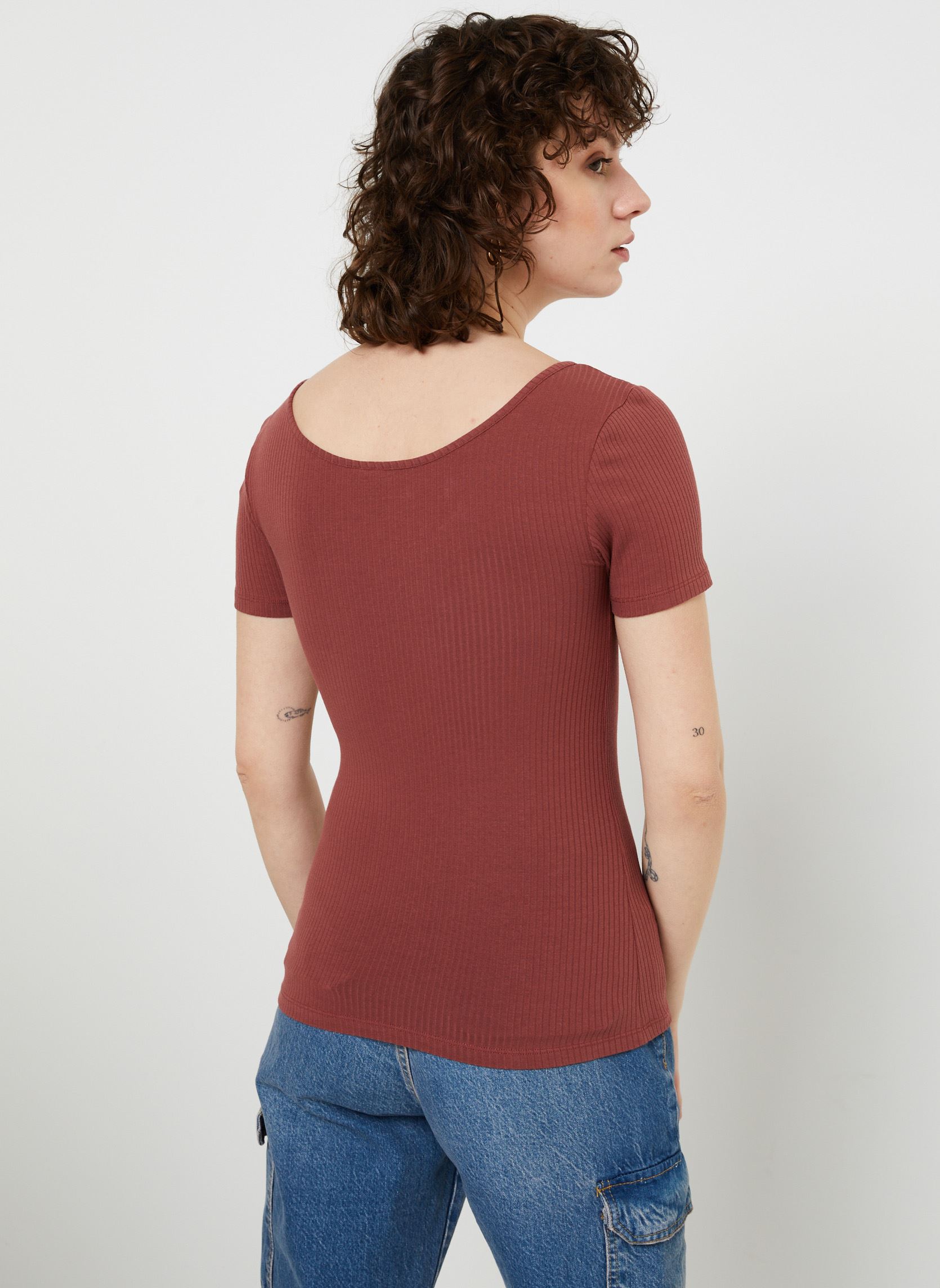 PIECES Dames Pckitte Ss Top Noos Bc T-shirt