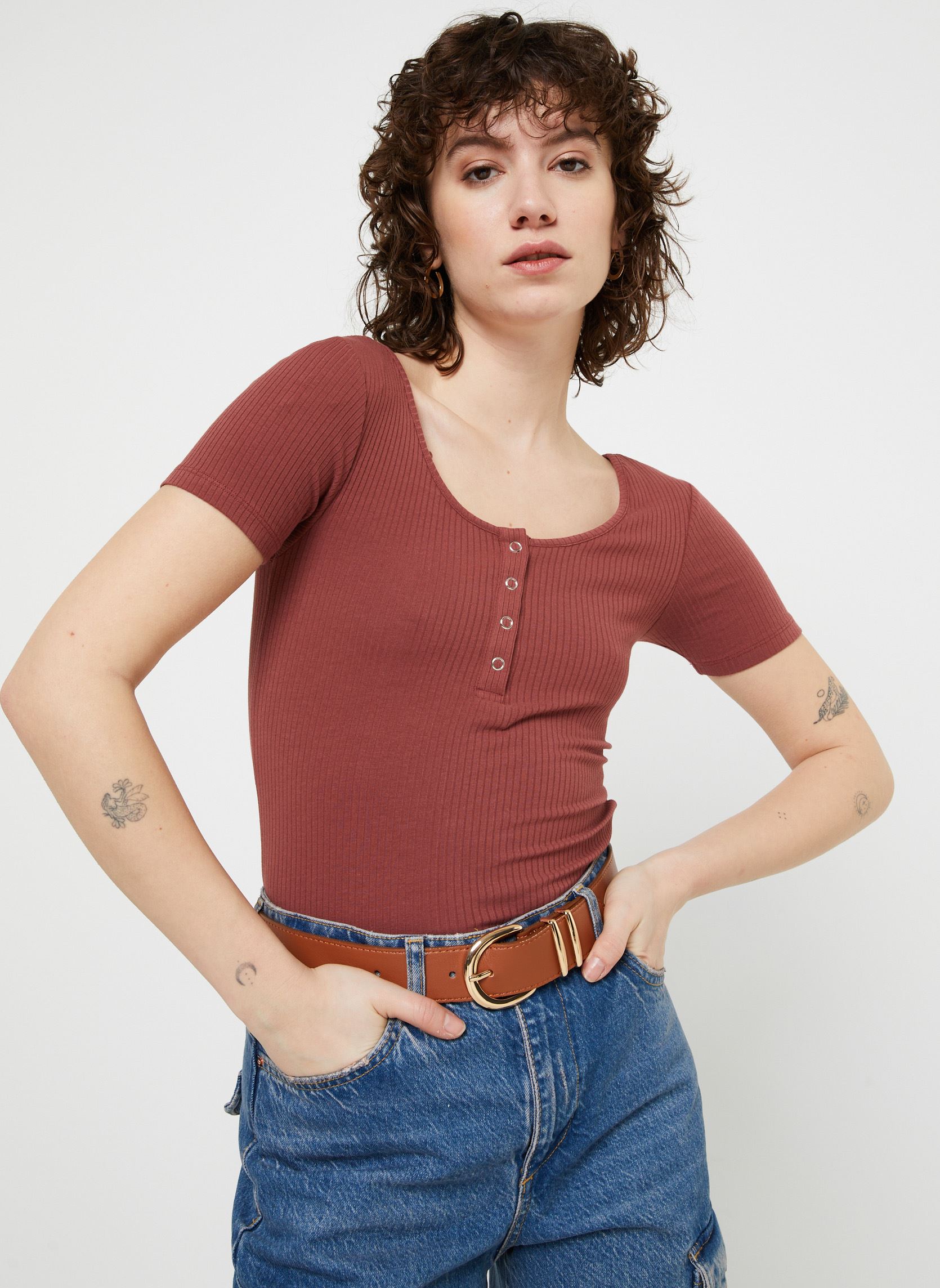 Pieces PCMARIE SS O-NECK POIN JRS NOOS BC - T-shirt basic - blue/celeste