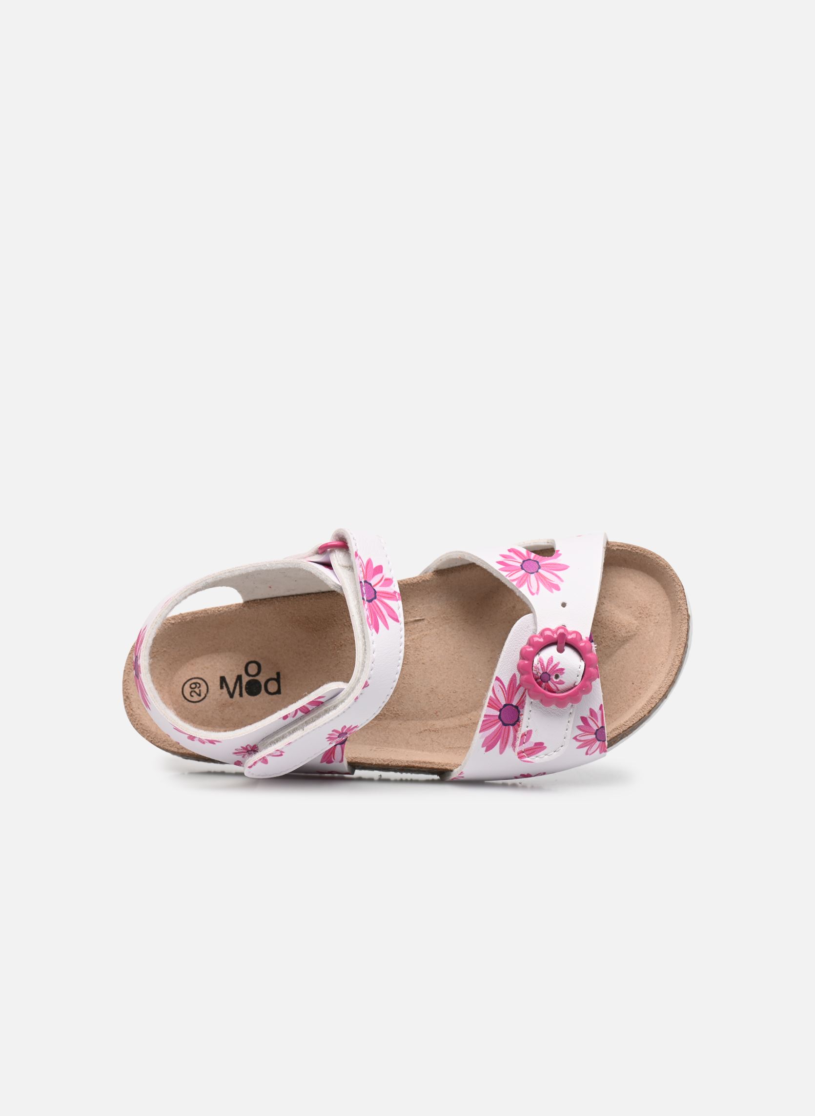 Sandalen Korrite mädchen rosa Mod8 Sandalen Korrite mädchen rosa BLANC ROSE FLEURS