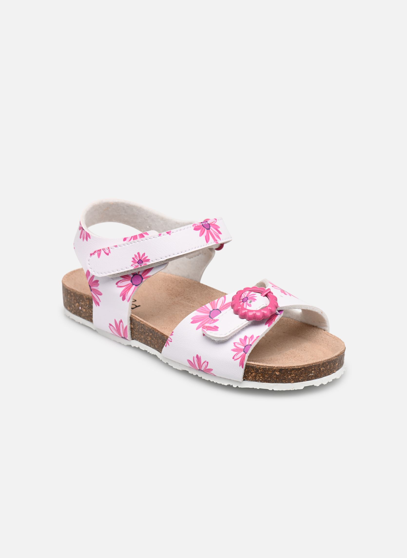 Sandalen Korrite mädchen rosa Mod8 Sandalen Korrite mädchen rosa BLANC ROSE FLEURS