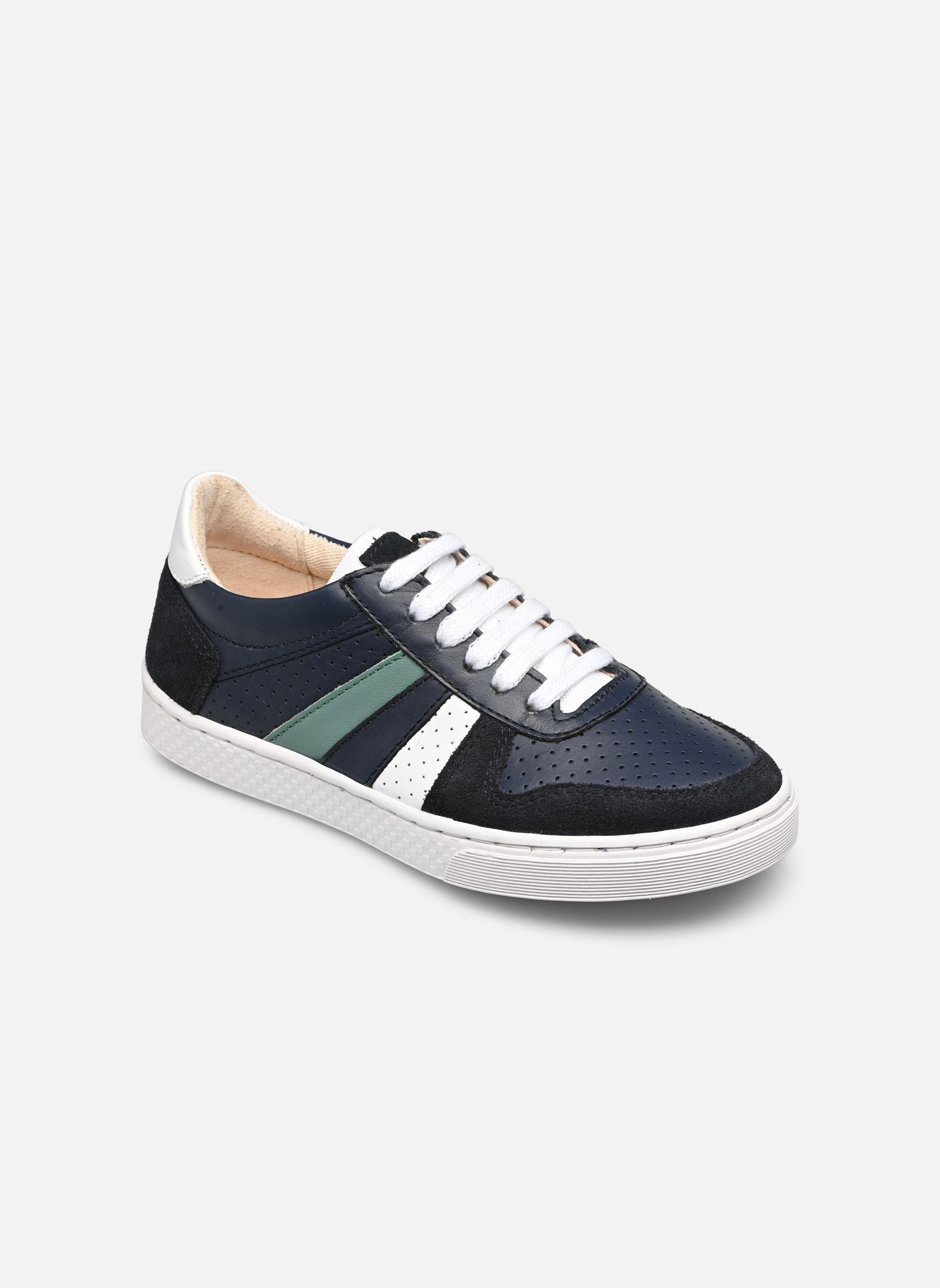 Baskets basses Ten Base Delta garçon bleu Ten IS Baskets basses Ten Base Delta garçon bleu NAVY-WHITE-JUNGLE