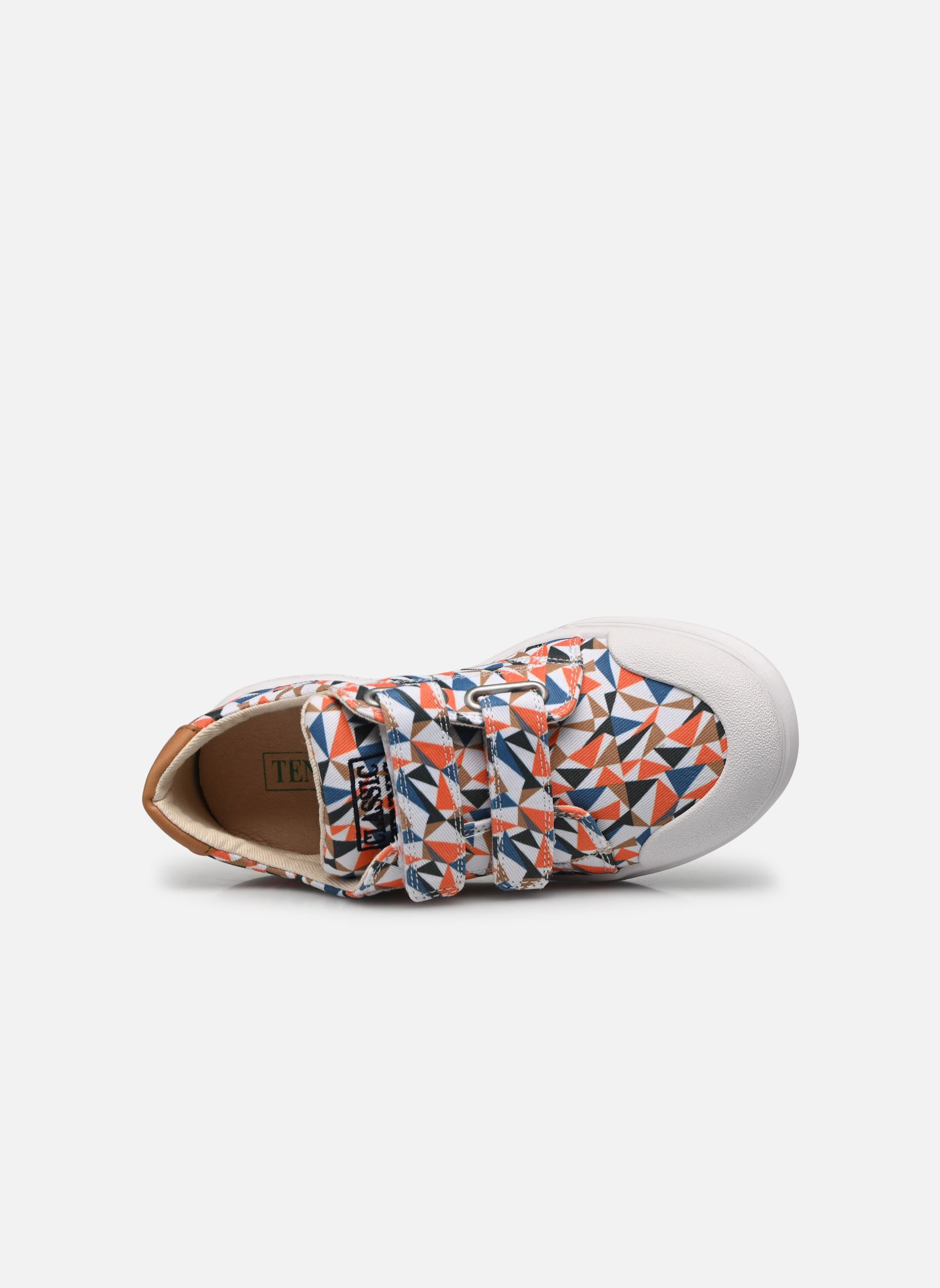 Baskets basses Ten V2 W Print garçon multicolore Ten IS Baskets basses Ten V2 W Print garçon multicolore WHITE-ORANGE-BLUE
