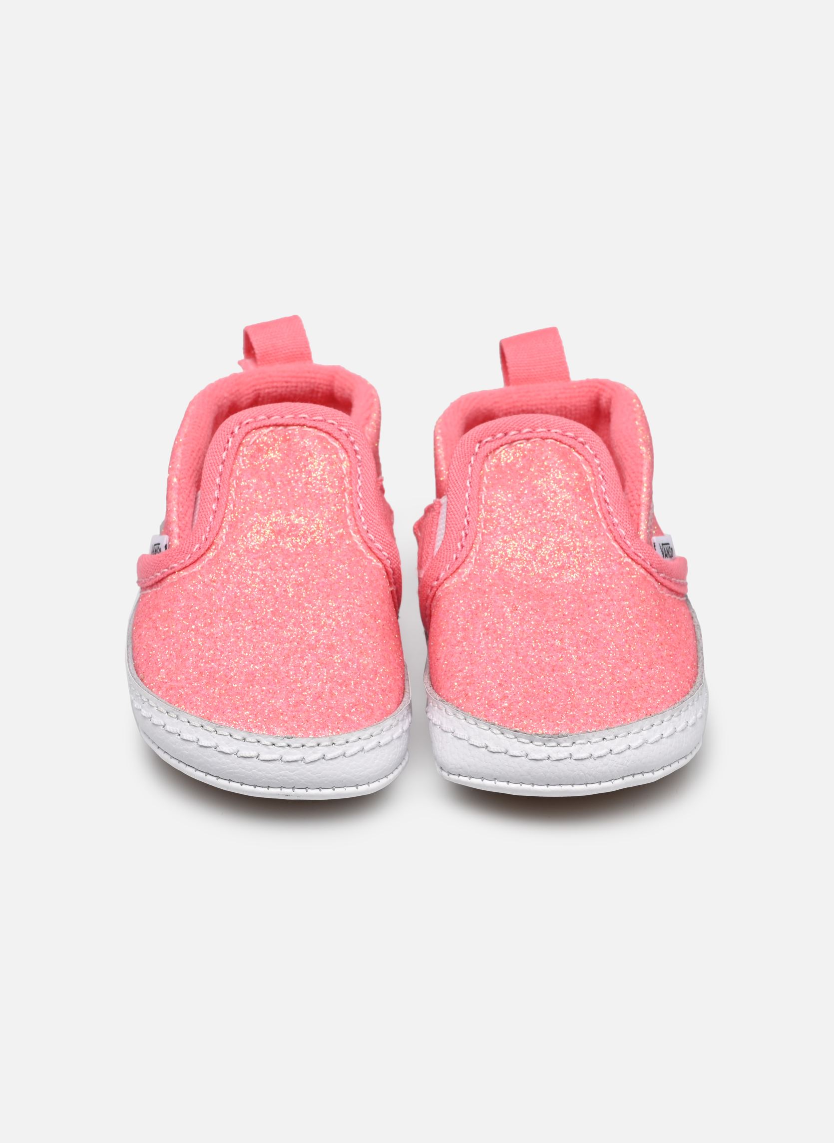 Baskets IN Slip-On V Crib fille rose Vans Baskets IN Slip-On V Crib fille rose GLITTER PINK