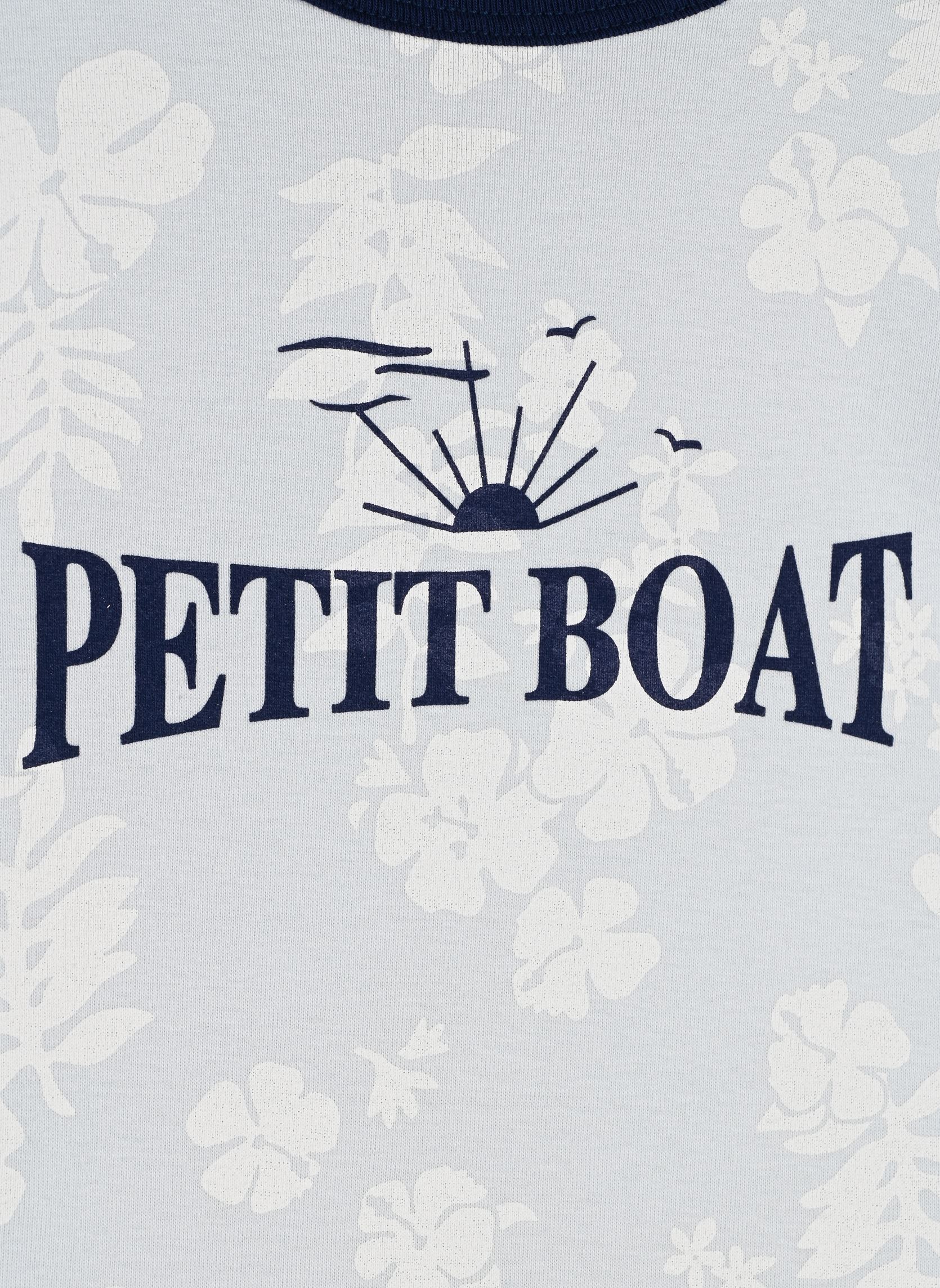 Petit Bateau Pyjama Garçon Coton Manches Longues Rayé - Doux & Confortable Pour Des Nuits Paisibles