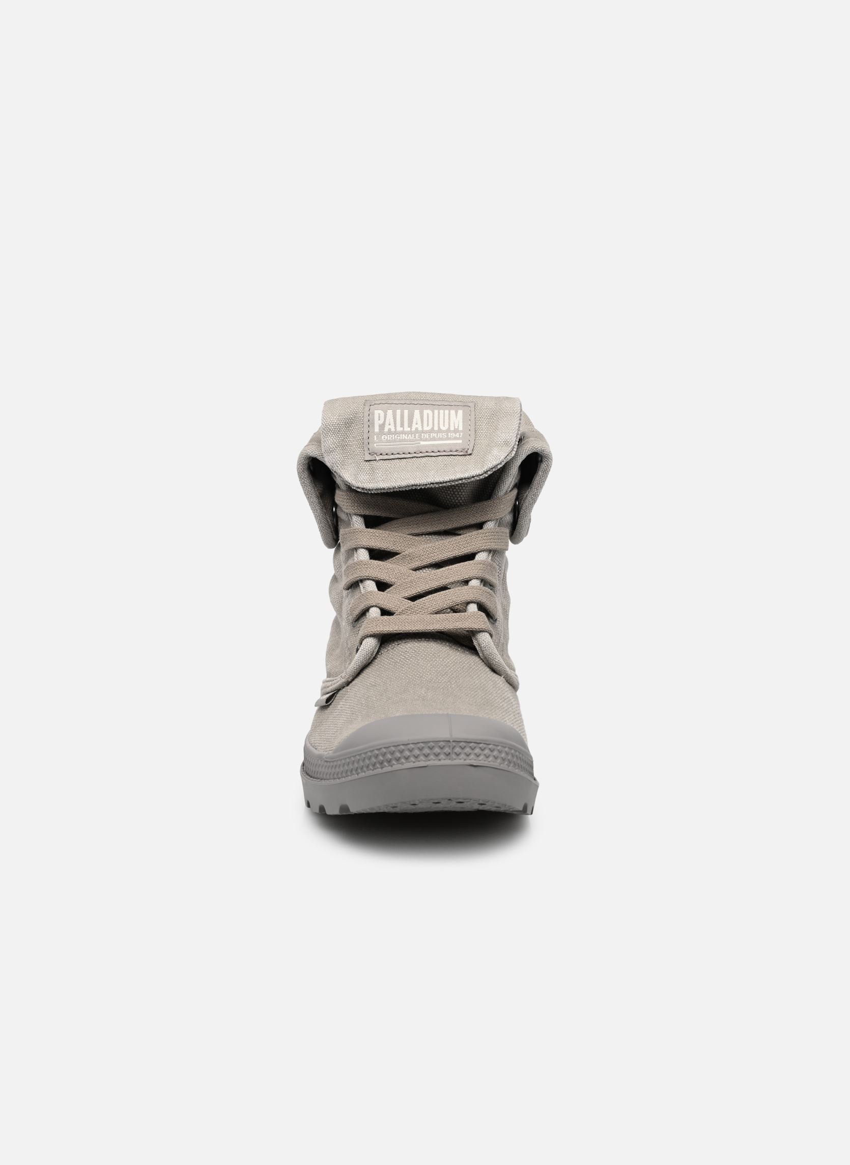 Geschnürte Stiefeletten BAGGY W damen grau Palladium Geschnürte Stiefeletten BAGGY W damen grau TITANIUM/HIGH RISE