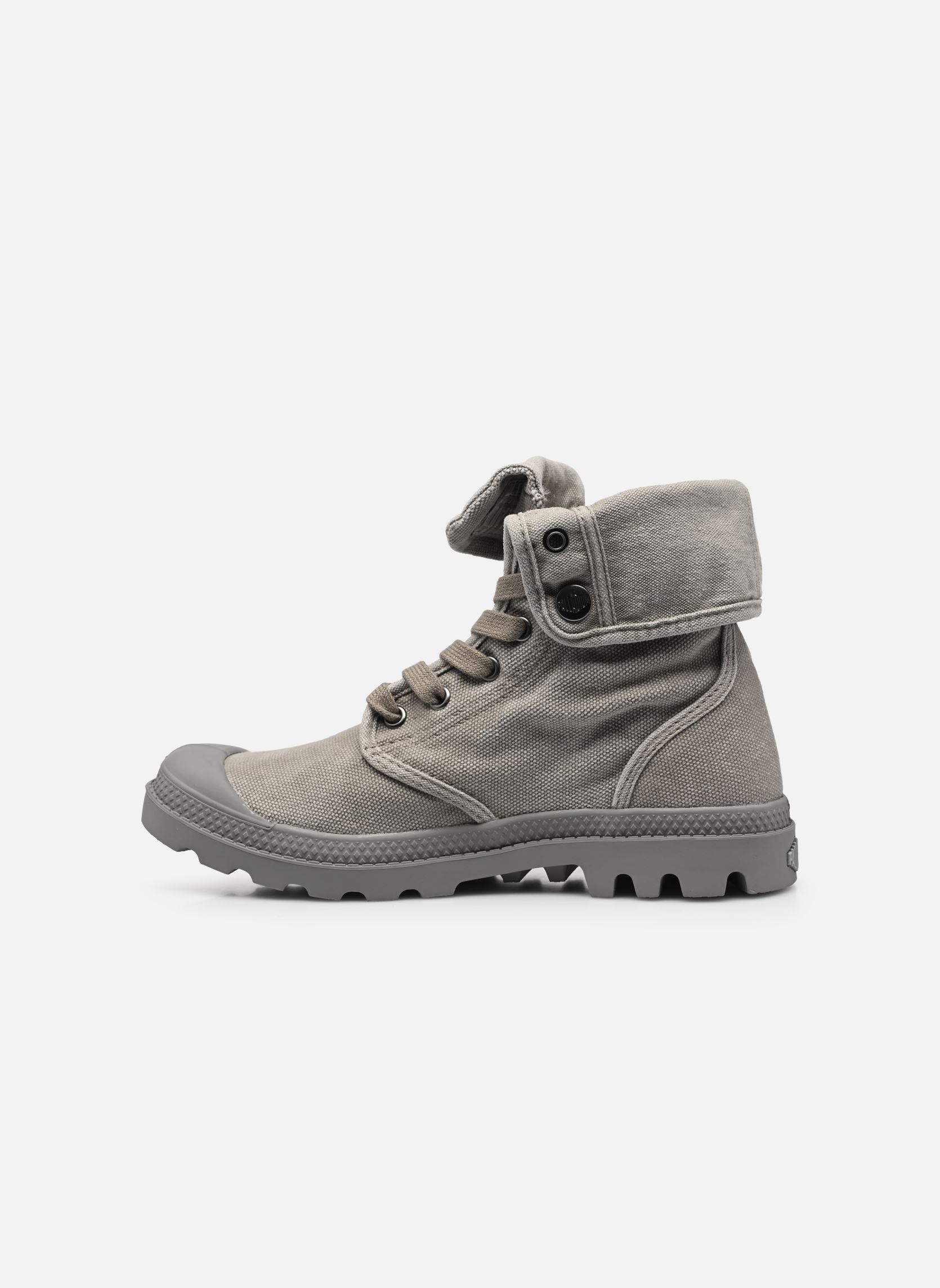 Geschnürte Stiefeletten BAGGY W damen grau Palladium Geschnürte Stiefeletten BAGGY W damen grau TITANIUM/HIGH RISE