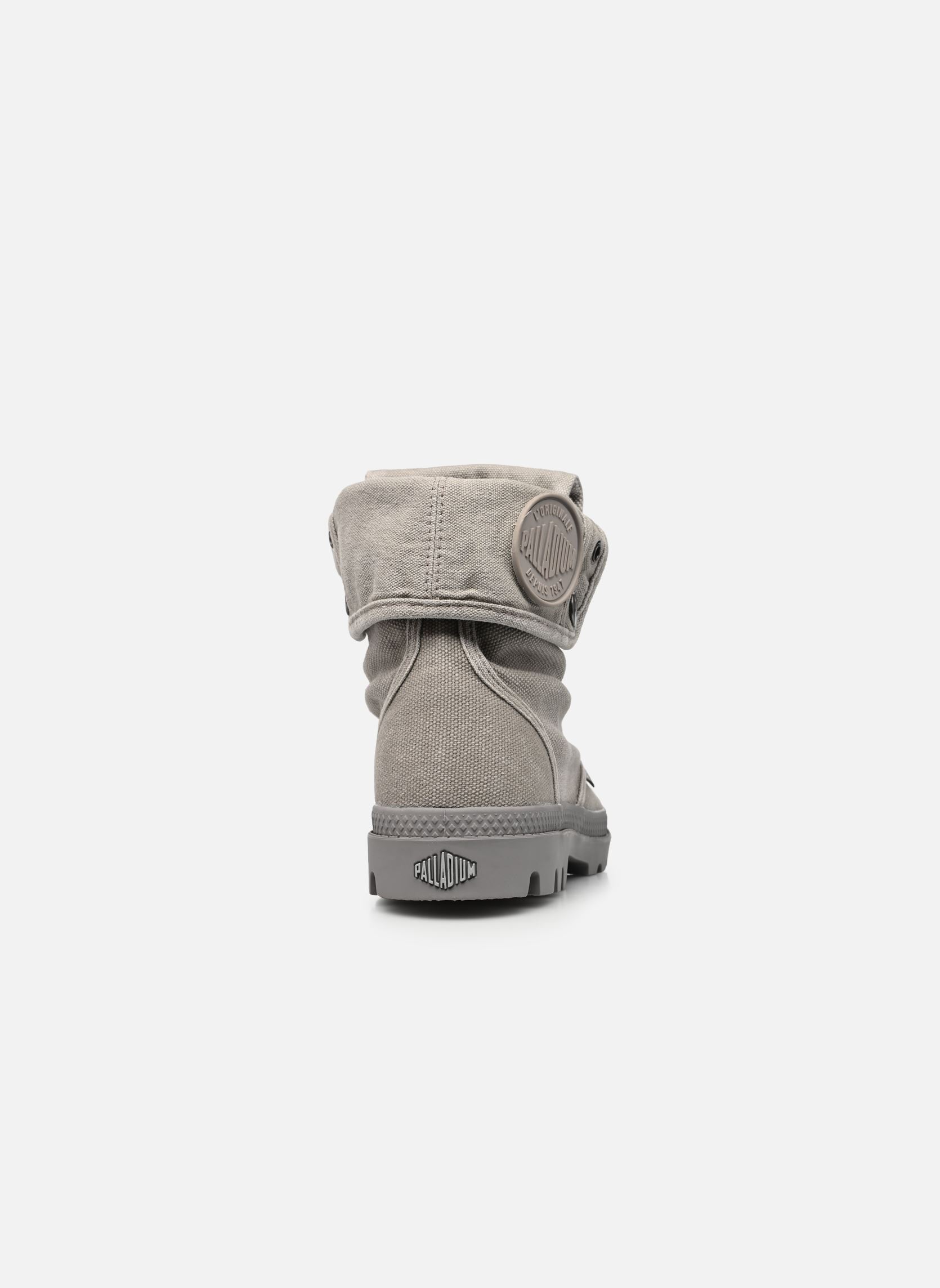 Geschnürte Stiefeletten BAGGY W damen grau Palladium Geschnürte Stiefeletten BAGGY W damen grau TITANIUM/HIGH RISE