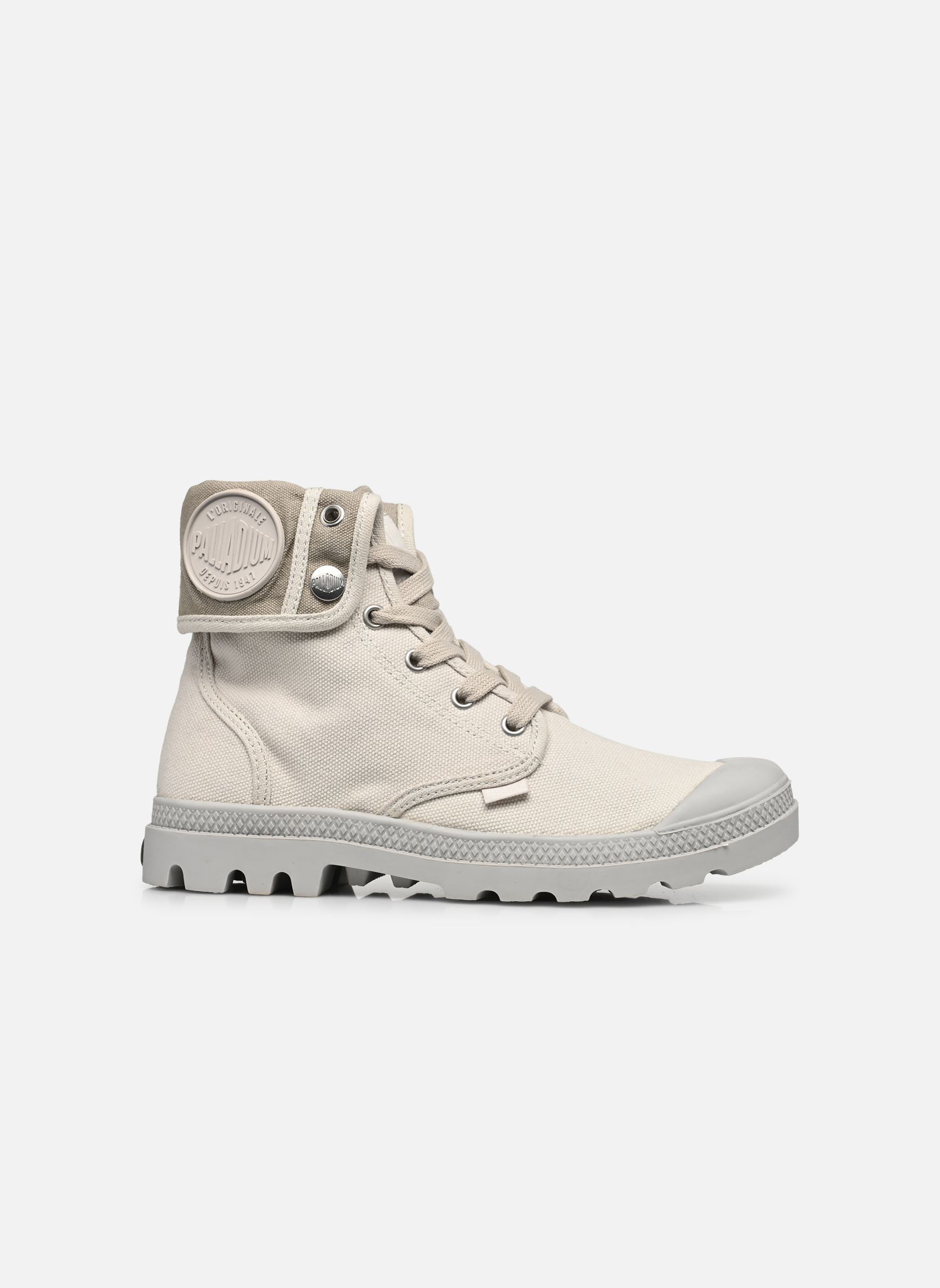 Stivaletti con lacci BAGGY W donna grigio Palladium Stivaletti con lacci BAGGY W donna grigio VAPORMETAL
