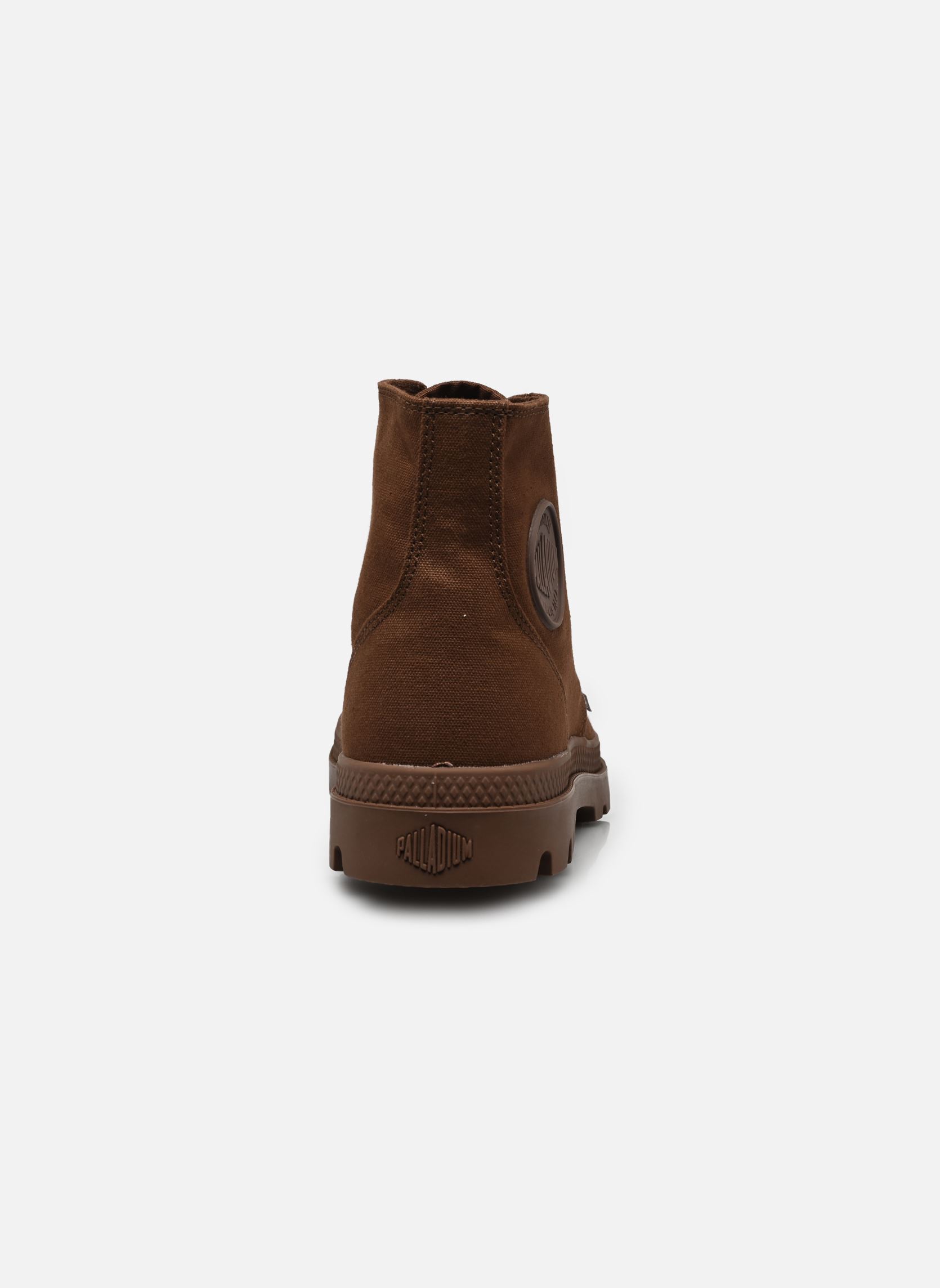 Bottines à lacets PAMPA MONO CHROME WW marron Palladium Bottines à lacets PAMPA MONO CHROME WW marron BARK BROWN