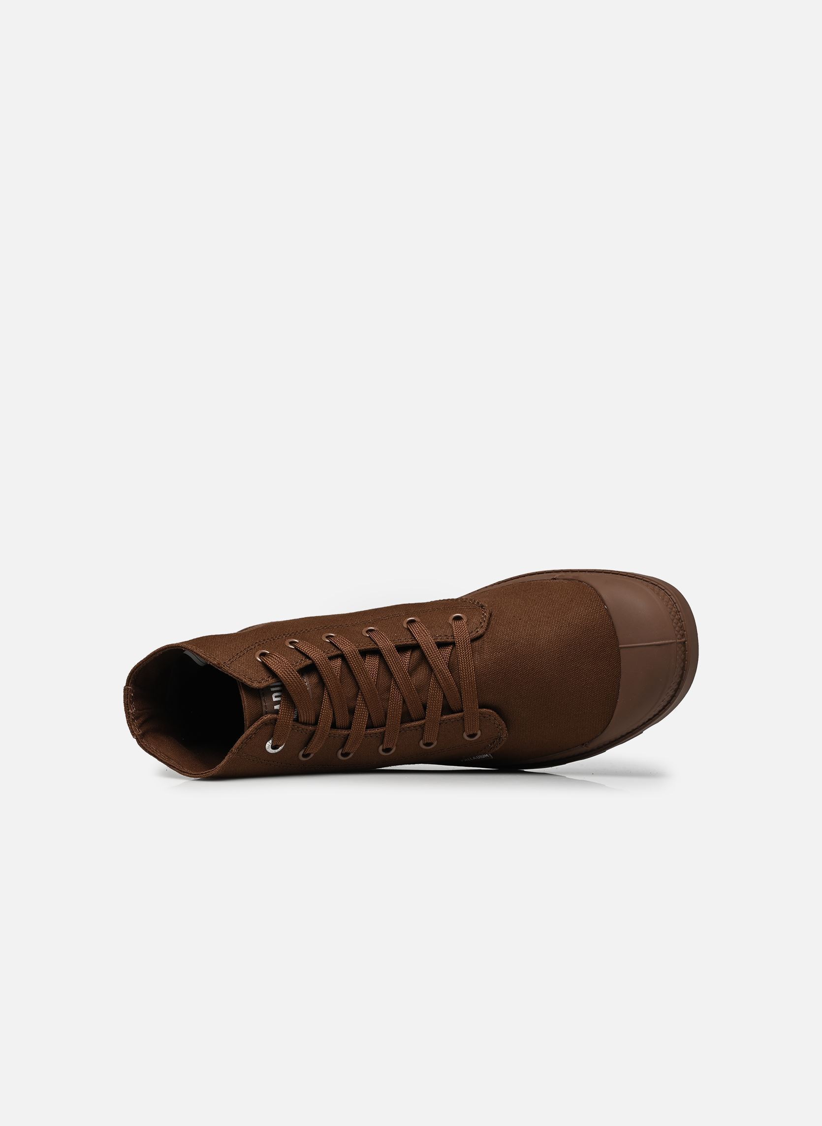 Bottines à lacets PAMPA MONO CHROME WW marron Palladium Bottines à lacets PAMPA MONO CHROME WW marron BARK BROWN