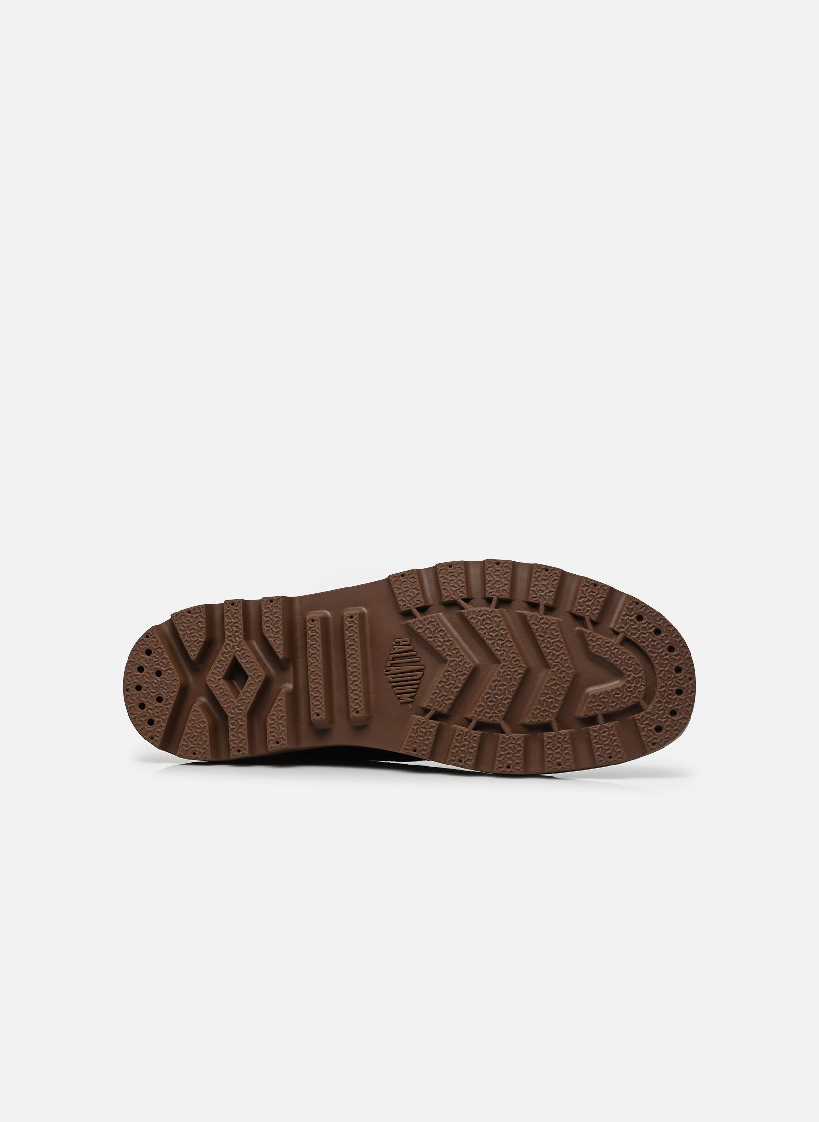 Bottines à lacets PAMPA MONO CHROME WW marron Palladium Bottines à lacets PAMPA MONO CHROME WW marron BARK BROWN