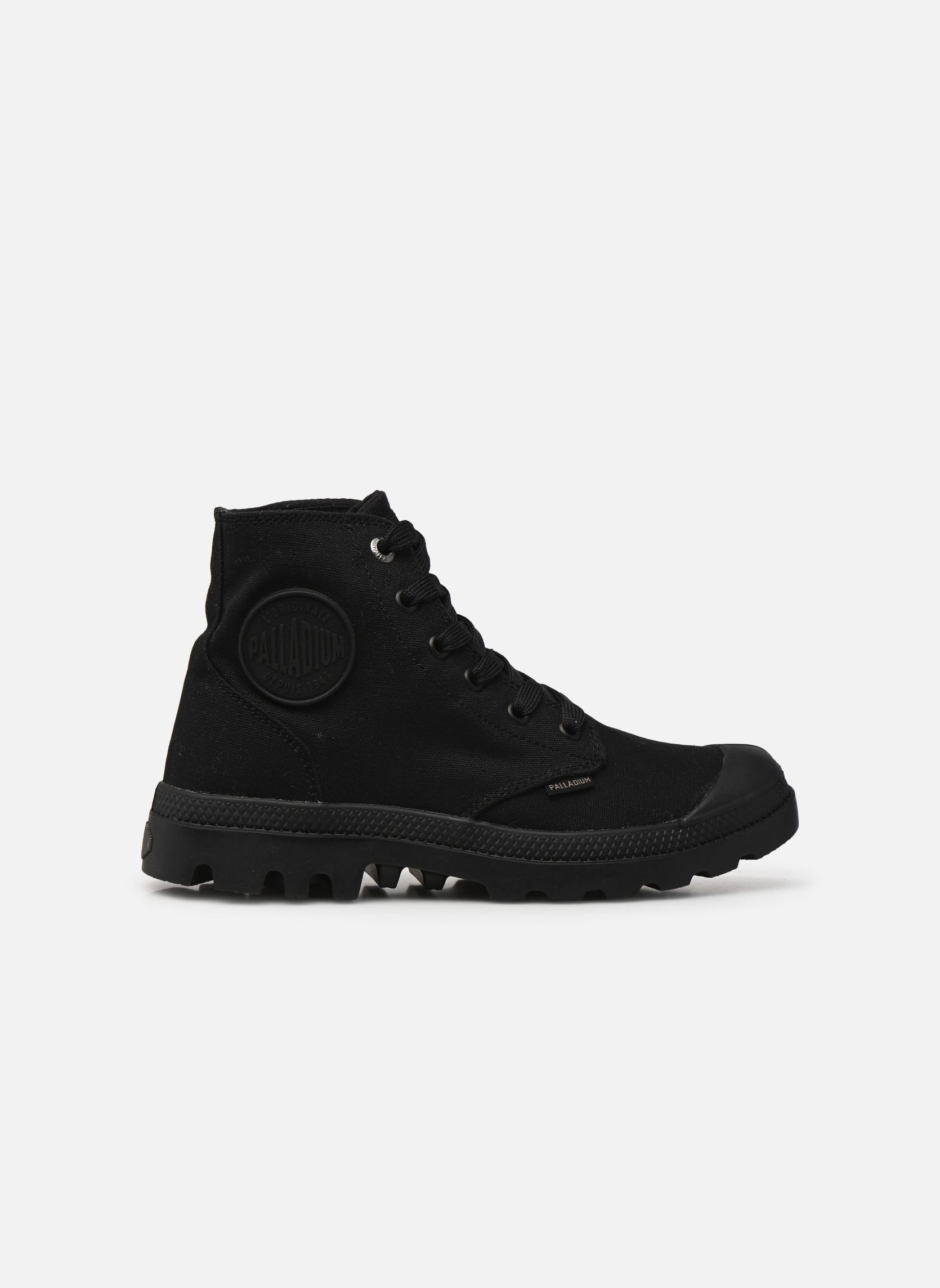 Bottines à lacets PAMPA MONO CHROME WW noir Palladium Bottines à lacets PAMPA MONO CHROME WW noir BLACK