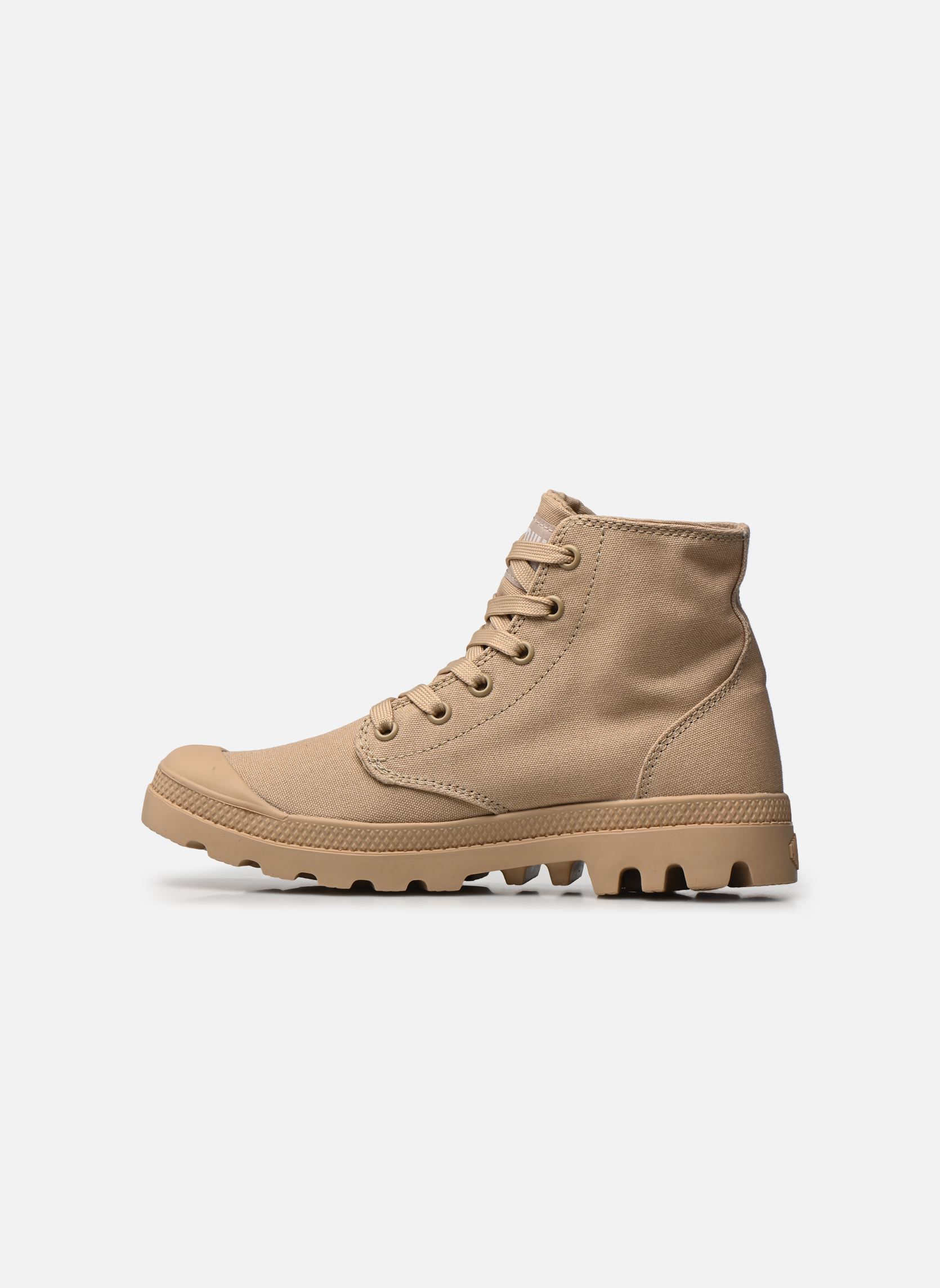 Bottines à lacets PAMPA MONO CHROME WW femme marron Palladium Bottines à lacets PAMPA MONO CHROME WW femme marron WARM SAND