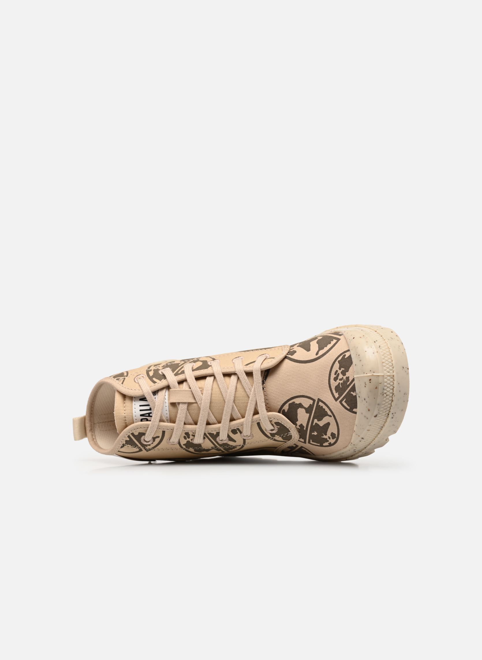Leinen-Sneaker PAMPA ECO-VERSARY 75 W damen braun Palladium Leinen-Sneaker PAMPA ECO-VERSARY 75 W damen braun EARTH SAND