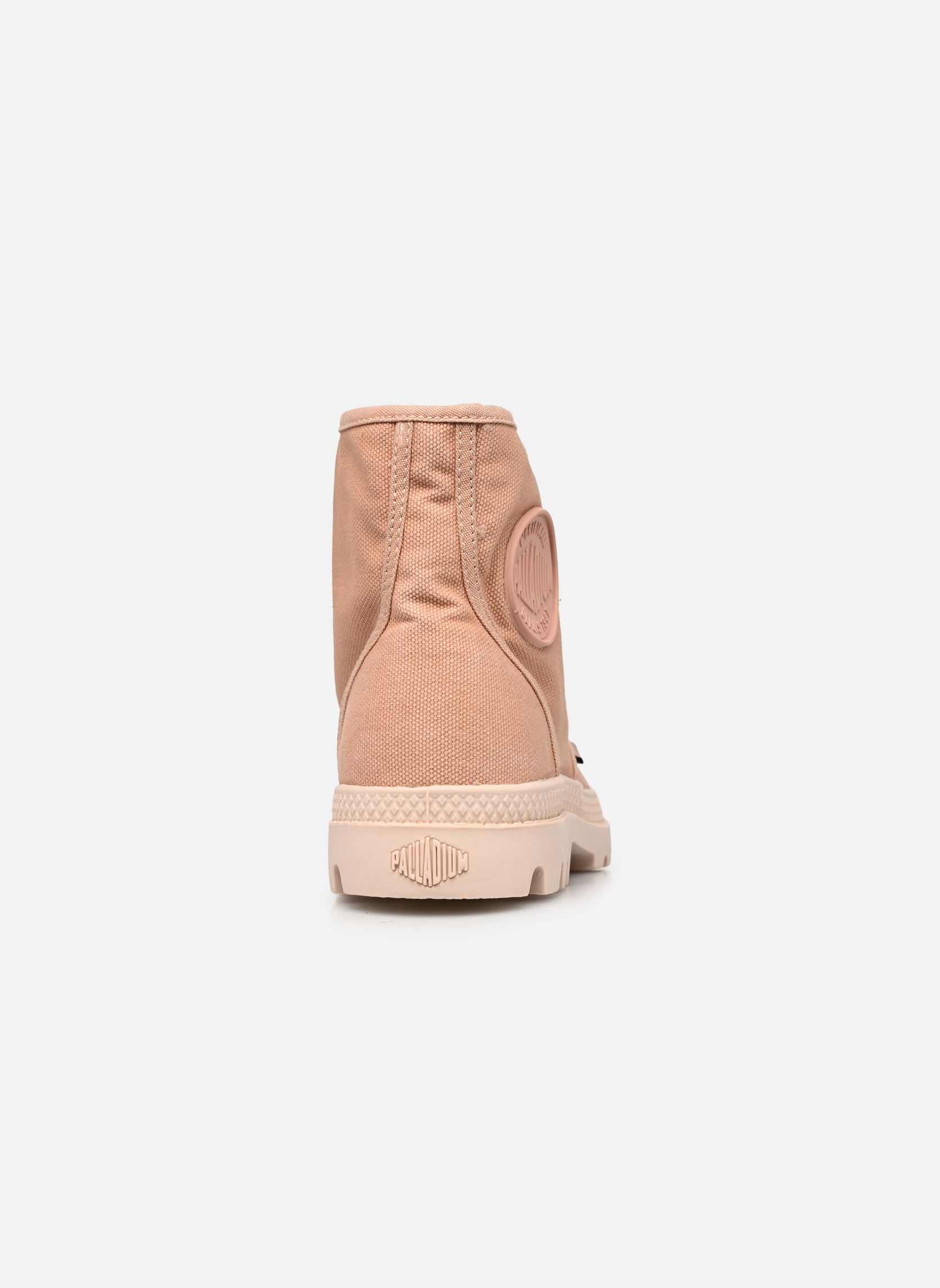 Leinen-Sneaker PAMPA HI W 2 damen rosa Palladium Leinen-Sneaker PAMPA HI W 2 damen rosa ROSE BRICK
