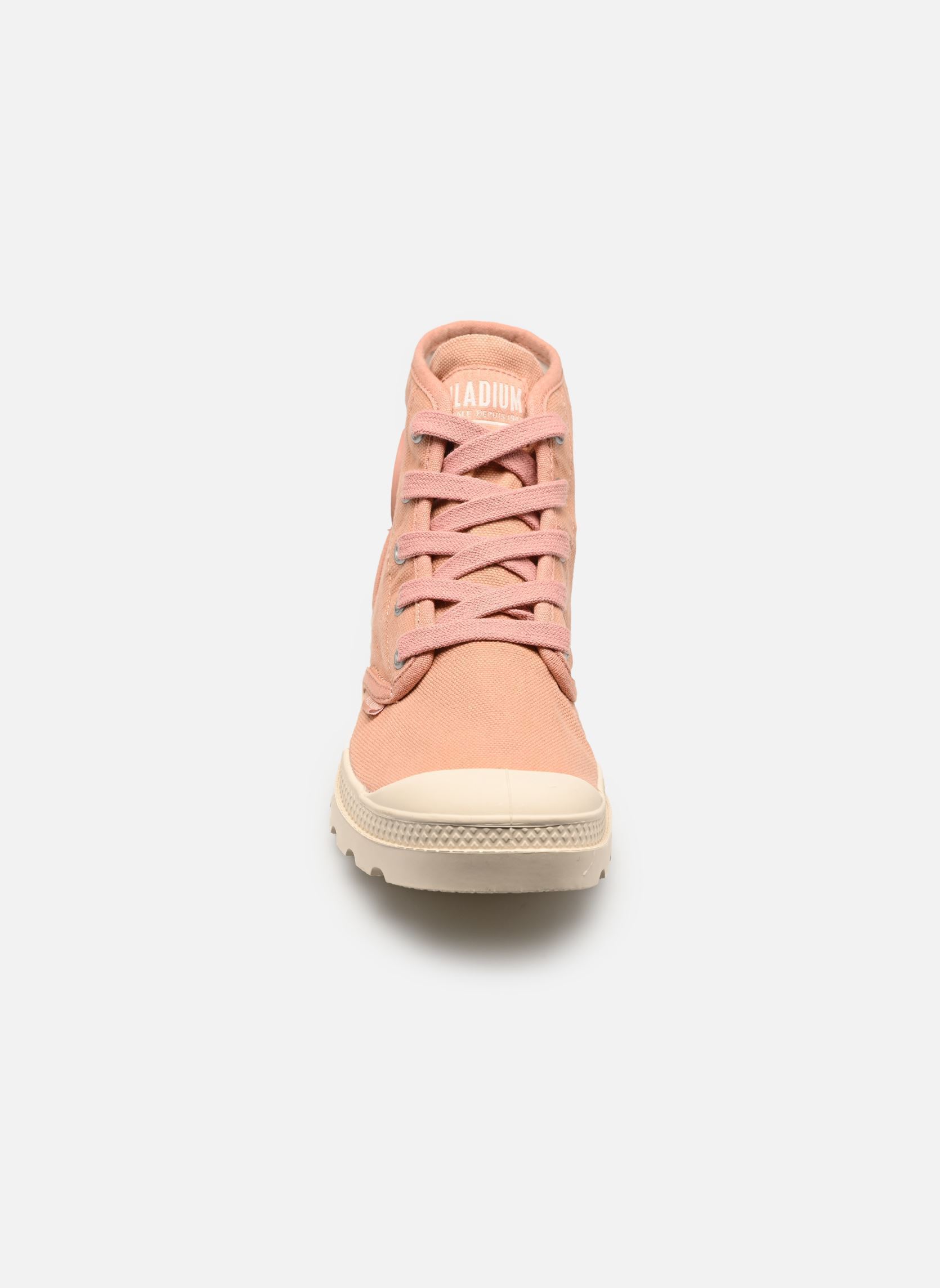 Print sneakers PAMPA HI W 2 dames roze Palladium Print sneakers PAMPA HI W 2 dames roze DARK NUDE