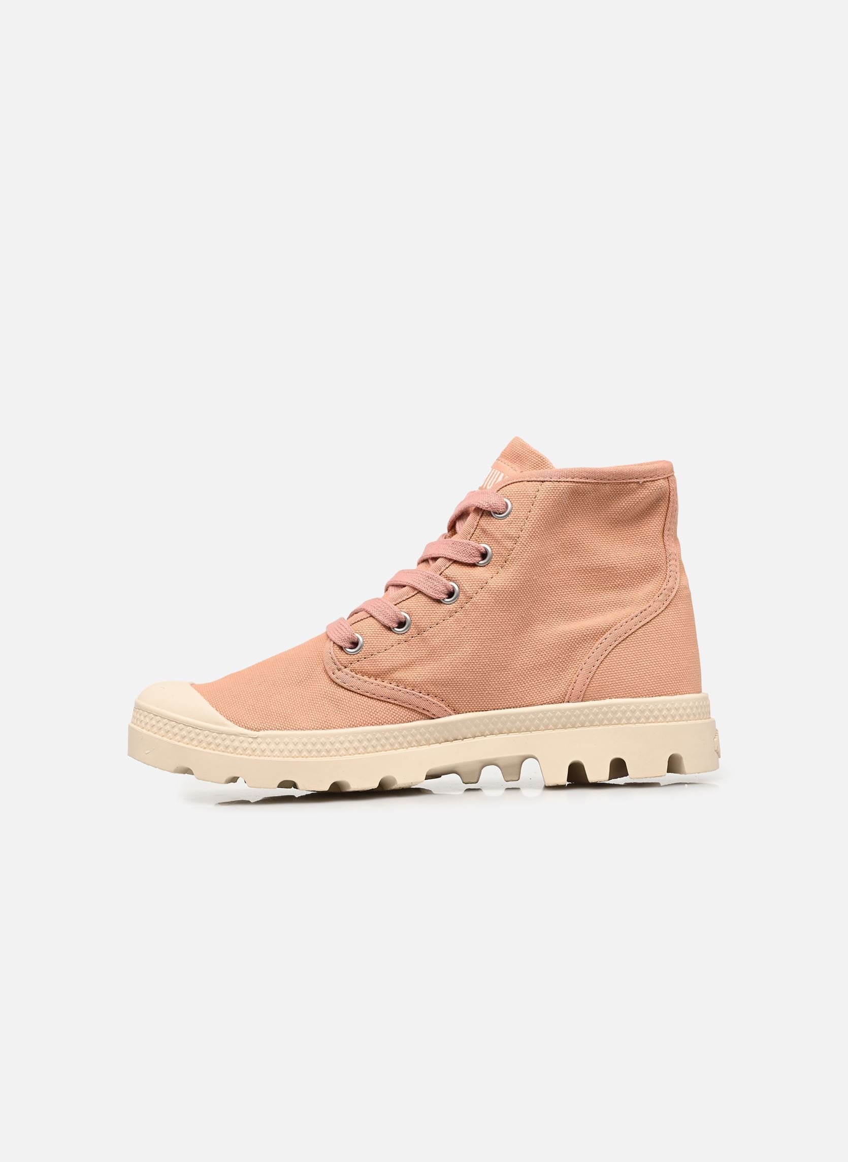 Print sneakers PAMPA HI W 2 dames roze Palladium Print sneakers PAMPA HI W 2 dames roze DARK NUDE