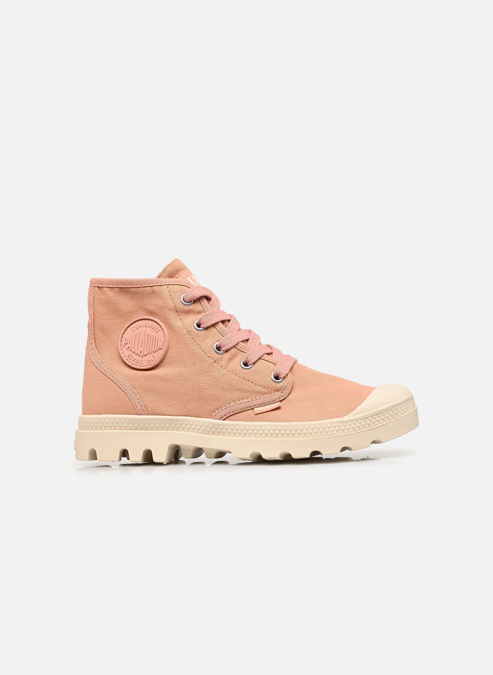 Print sneakers PAMPA HI W 2 dames roze Palladium Print sneakers PAMPA HI W 2 dames roze DARK NUDE