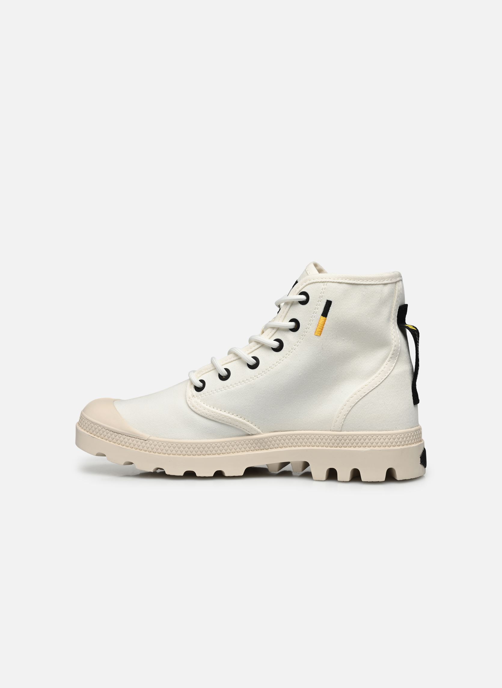 Bottines à lacets PAMPA HI HERITAGE SUPPLY femme blanc Palladium Bottines à lacets PAMPA HI HERITAGE SUPPLY femme blanc STAR WHITE