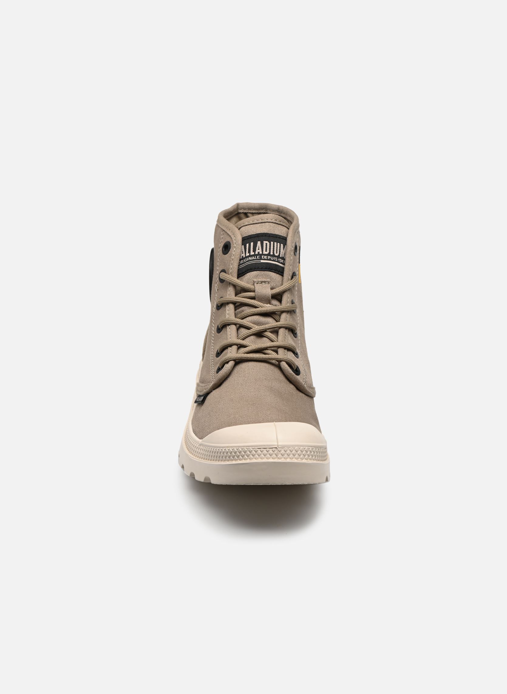Bottines à lacets PAMPA HI HERITAGE SUPPLY femme marron Palladium Bottines à lacets PAMPA HI HERITAGE SUPPLY femme marron DUNE