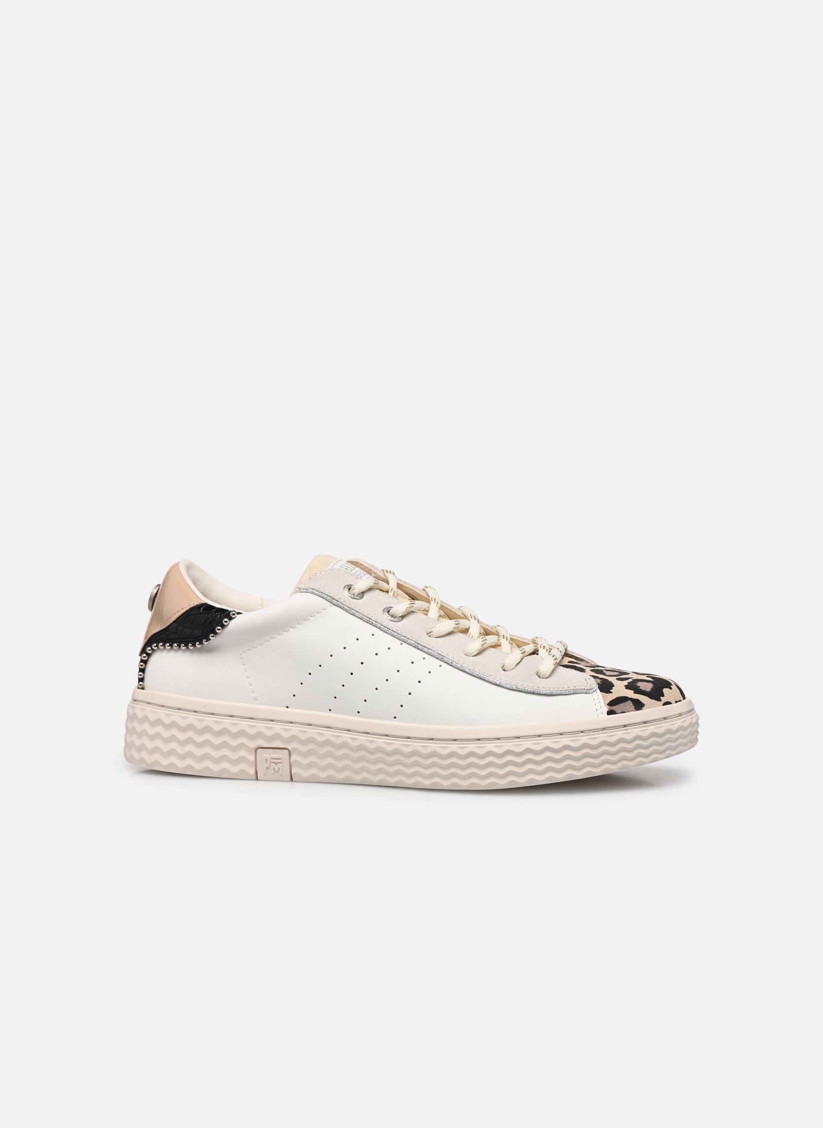 Baskets toile PALLATEMPO 04 W femme blanc Palladium Baskets toile PALLATEMPO 04 W femme blanc WHITE/LEOPARD/BLACK