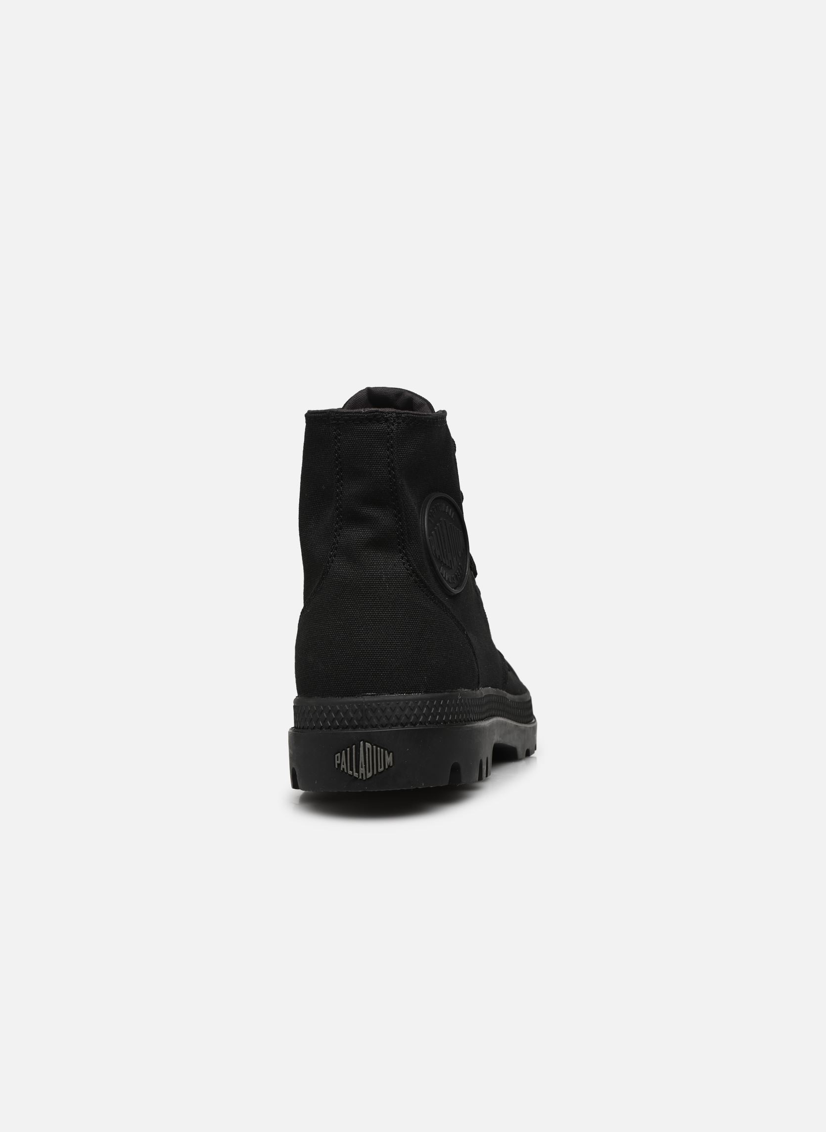 Geschnürte Stiefeletten PAMPA MONO CHROME MM herren schwarz Palladium Geschnürte Stiefeletten PAMPA MONO CHROME MM herren schwarz BLACK