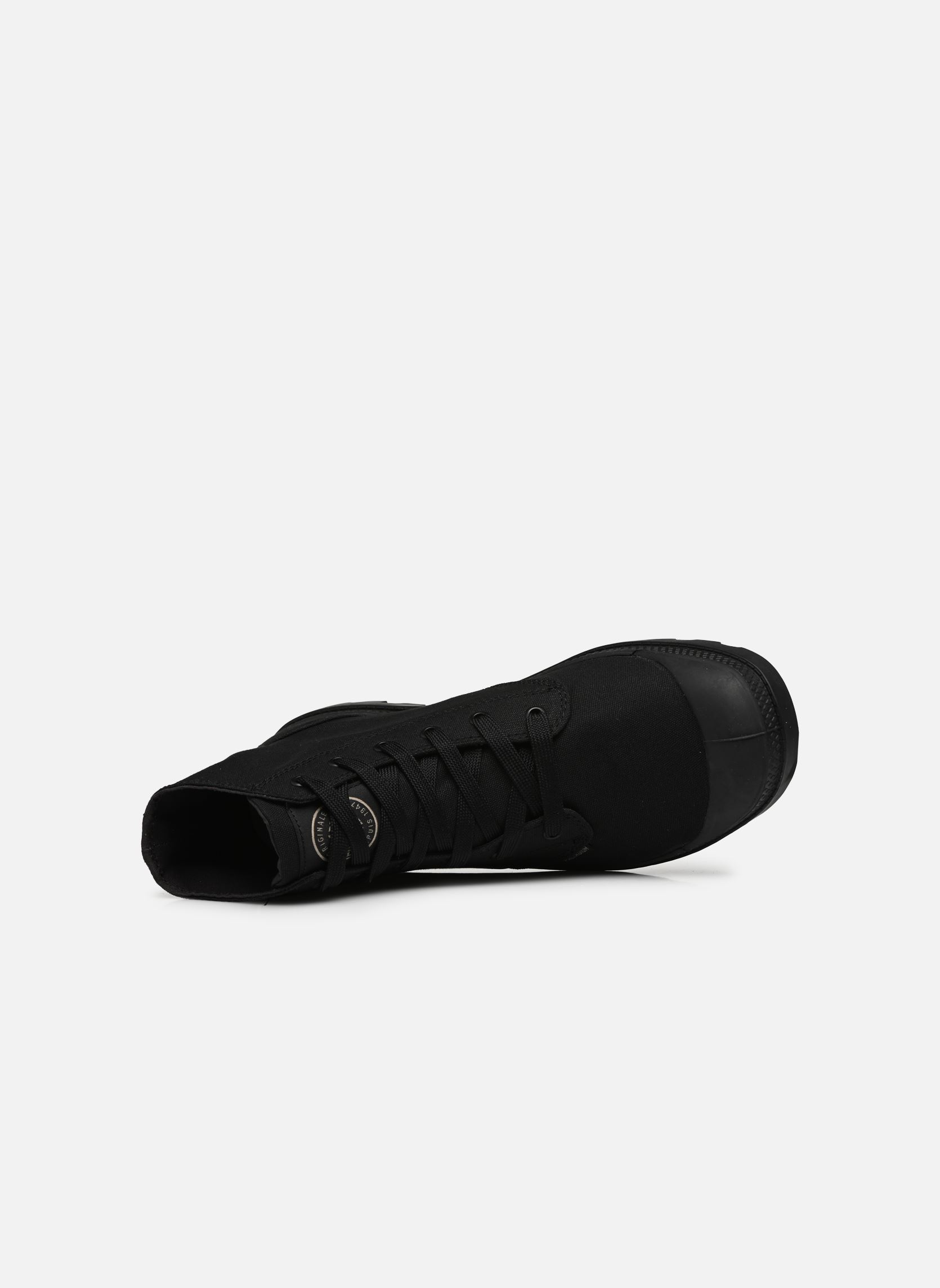 Geschnürte Stiefeletten PAMPA MONO CHROME MM herren schwarz Palladium Geschnürte Stiefeletten PAMPA MONO CHROME MM herren schwarz BLACK