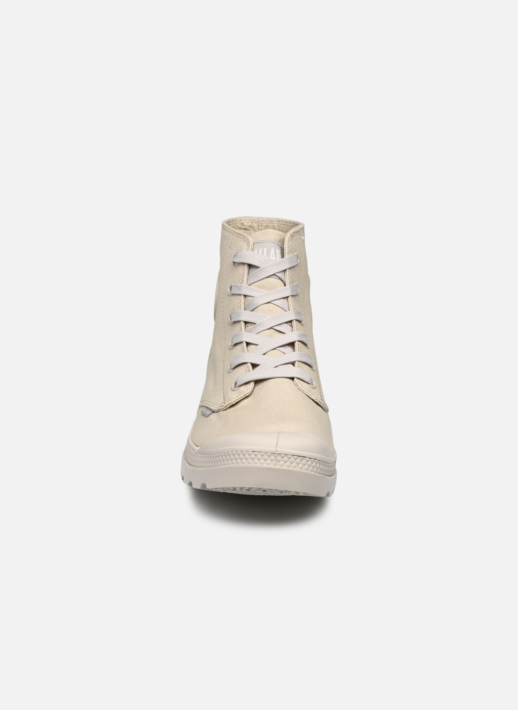 Veterlaarsjes PAMPA MONO CHROME MM heren grijs Palladium Veterlaarsjes PAMPA MONO CHROME MM heren grijs RAINY DAY