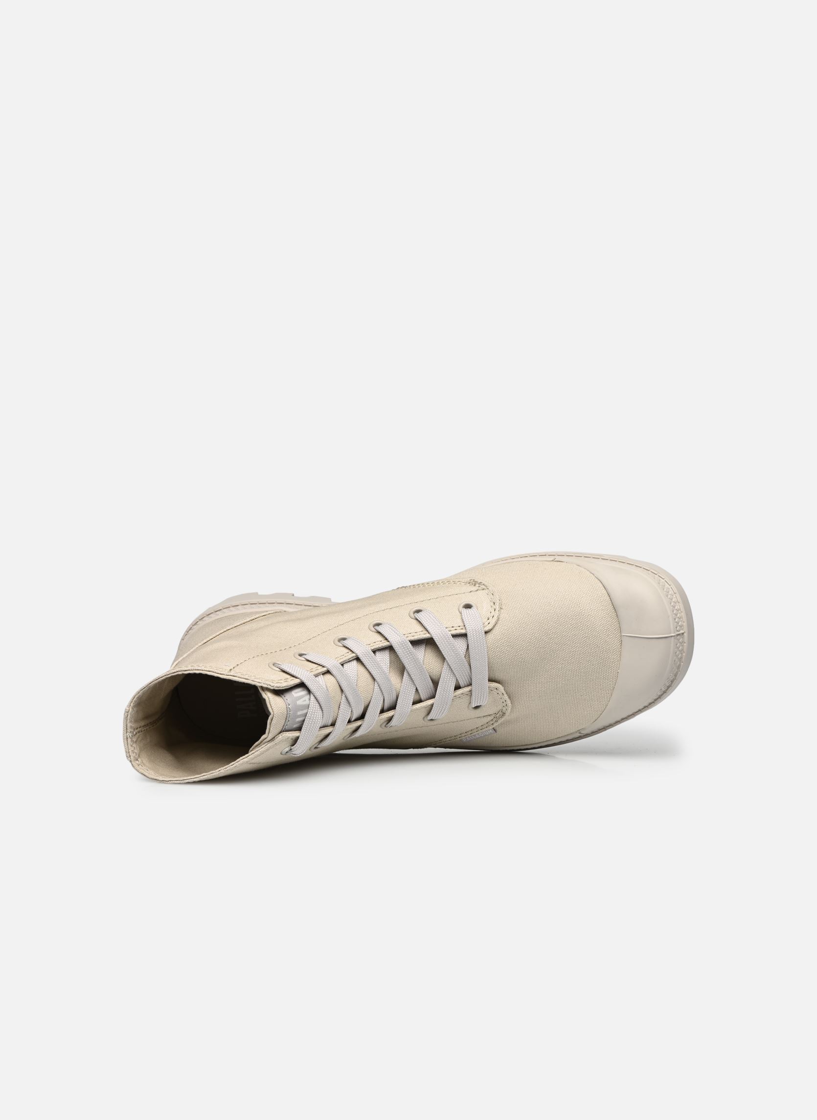 Veterlaarsjes PAMPA MONO CHROME MM heren grijs Palladium Veterlaarsjes PAMPA MONO CHROME MM heren grijs RAINY DAY