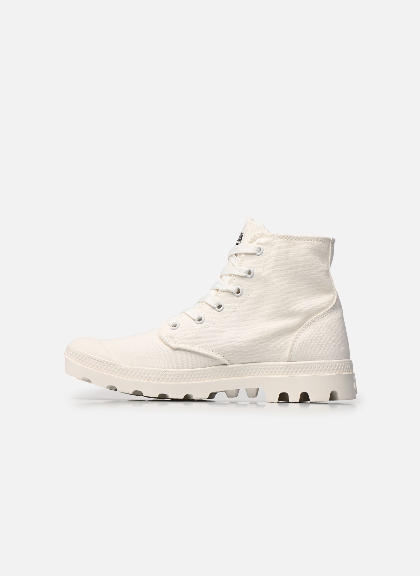 Veterlaarsjes PAMPA MONO CHROME MM heren wit Palladium Veterlaarsjes PAMPA MONO CHROME MM heren wit STAR WHITE
