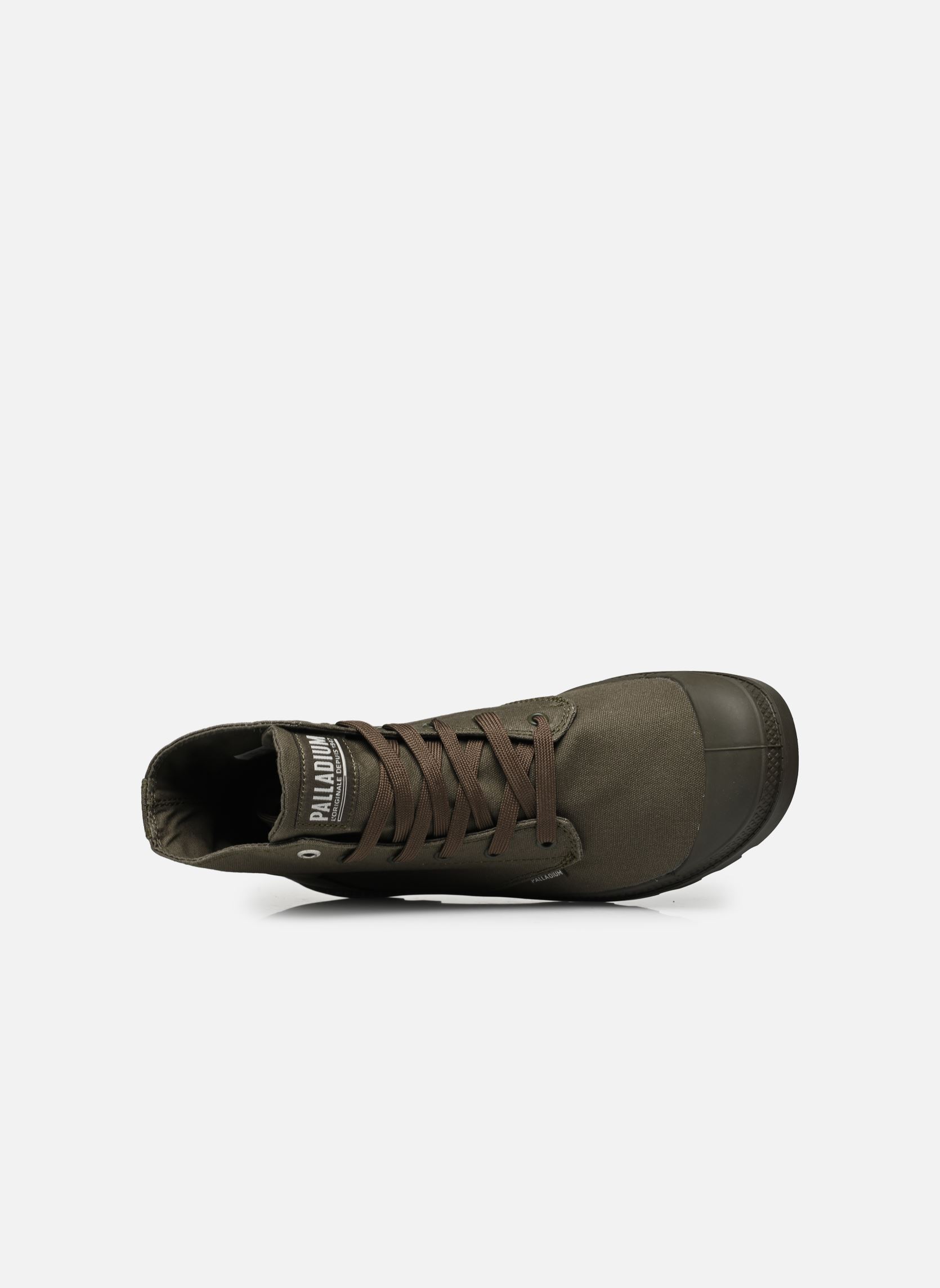 Bottines à lacets PAMPA MONO CHROME MM homme vert Palladium Bottines à lacets PAMPA MONO CHROME MM homme vert OLIVE NIGHT
