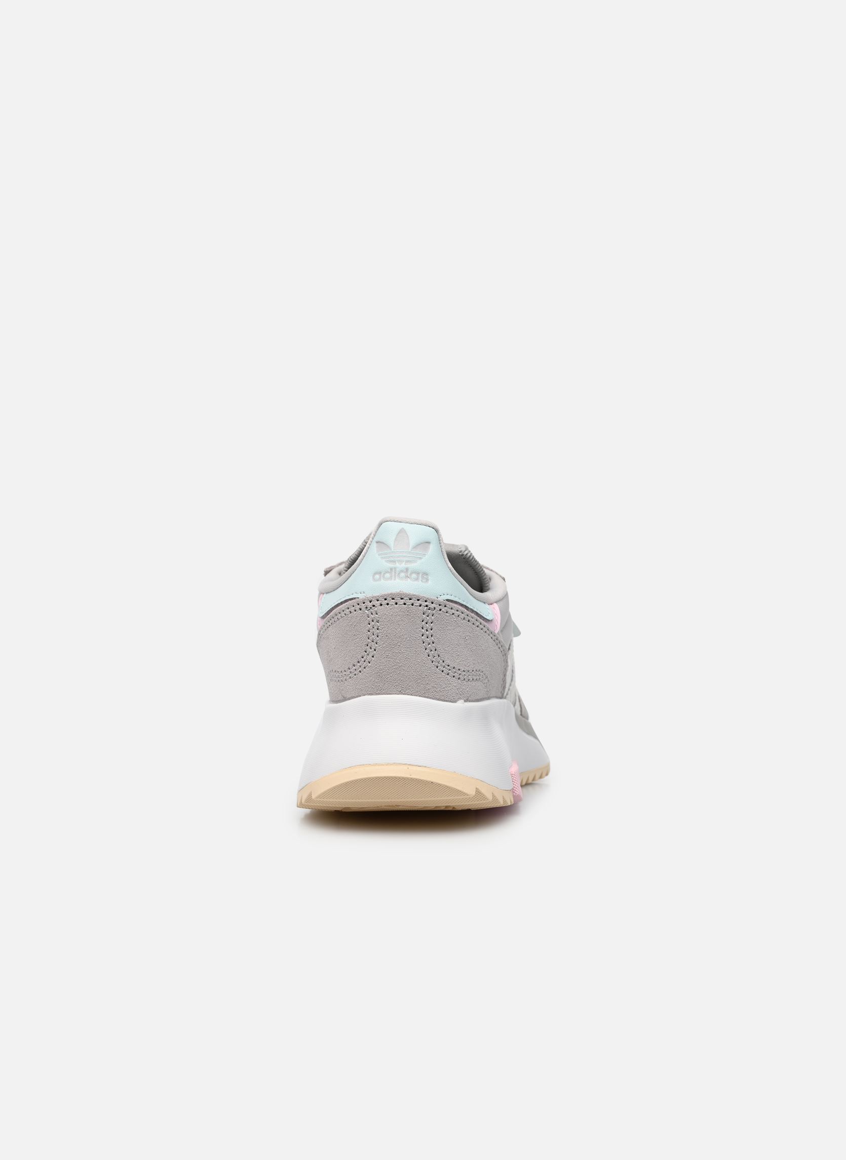 Niedrige Sneaker Retropy F2 W damen grau adidas originals Niedrige Sneaker Retropy F2 W damen grau GREONE/OWHITE/GRETWO