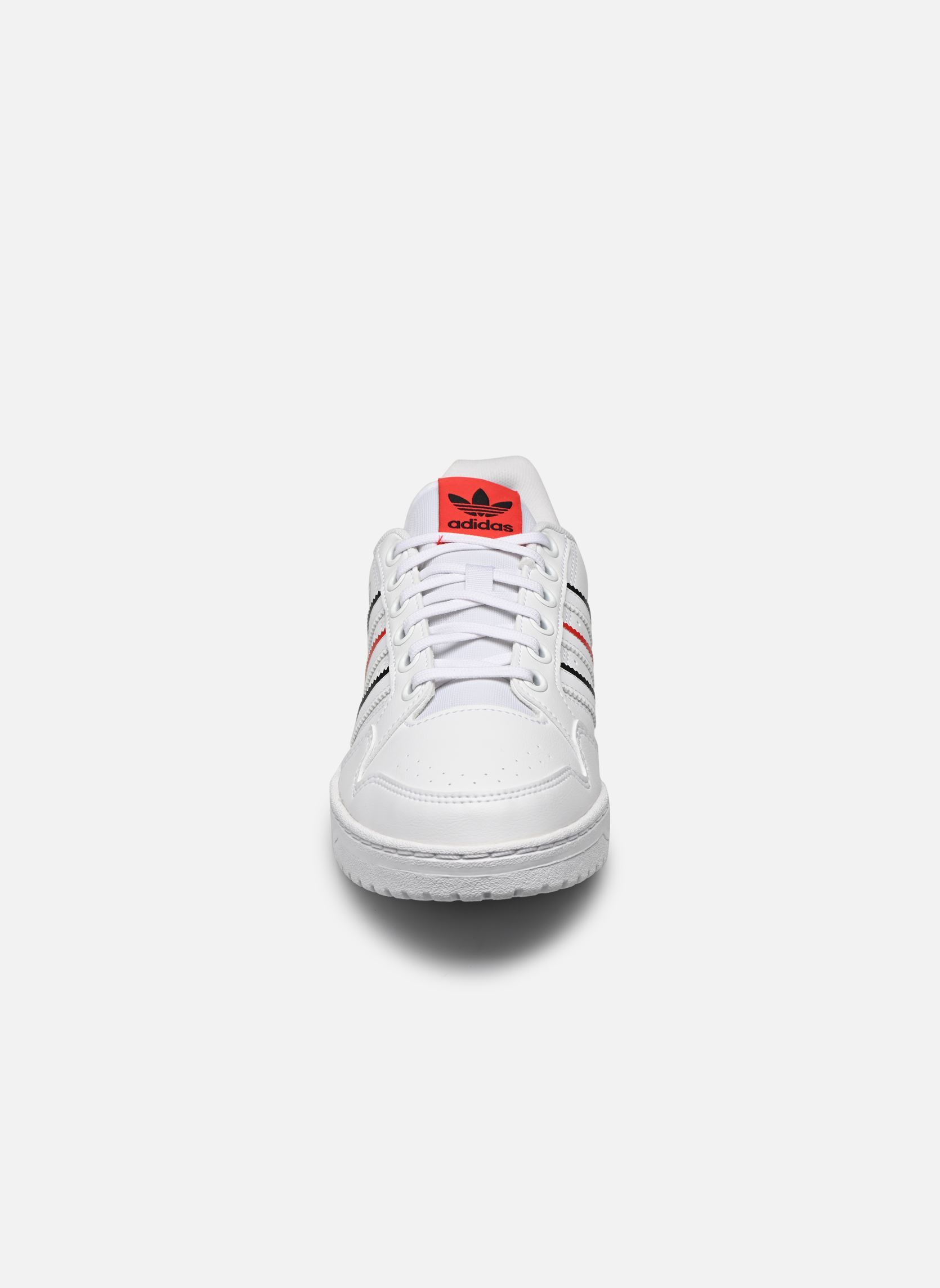 Niedrige Sneaker NY 90 STRIPES herren weiß adidas originals Niedrige Sneaker NY 90 STRIPES herren weiß FTWWHT/VIVRED/CBLACK