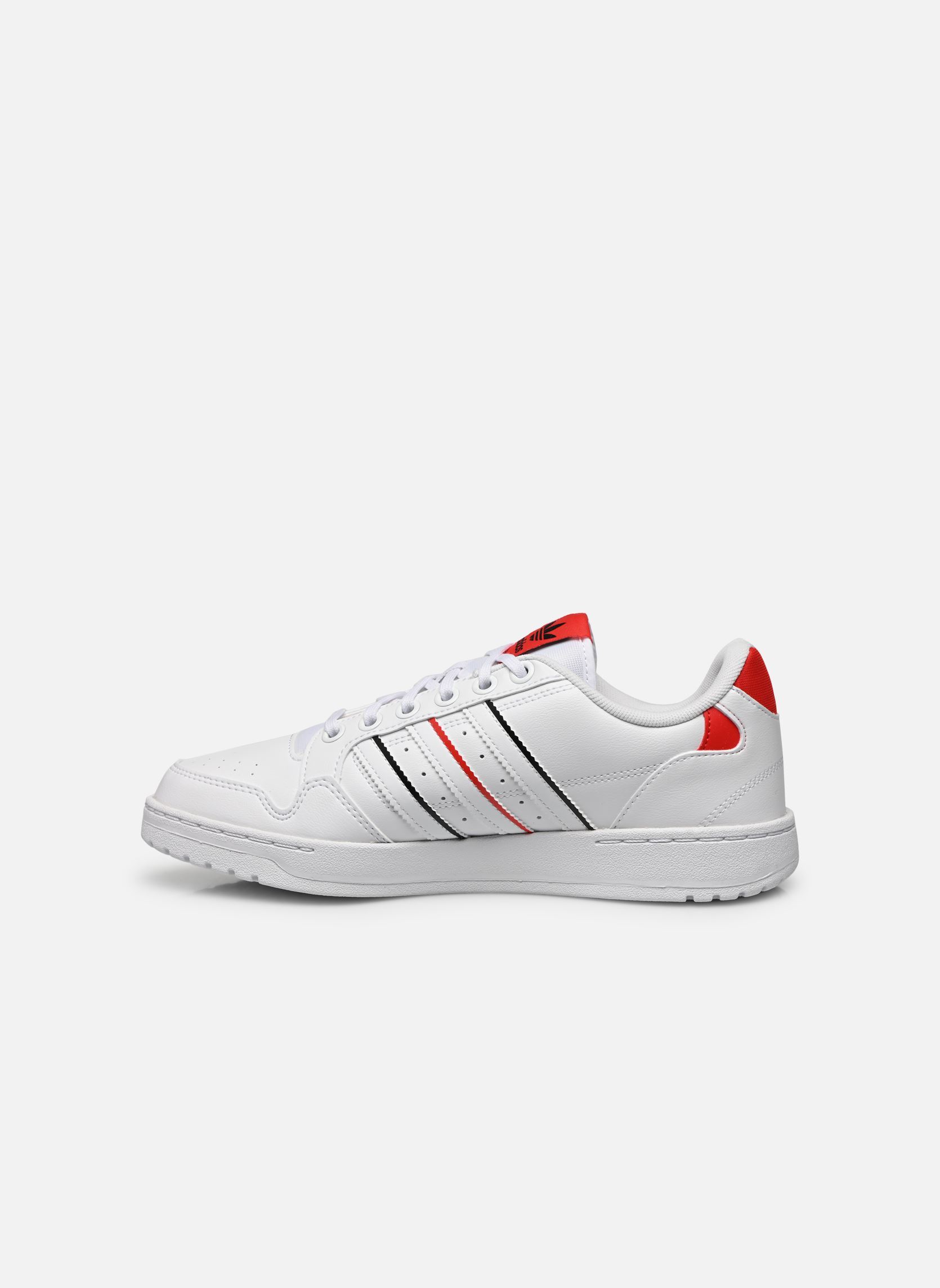 Niedrige Sneaker NY 90 STRIPES herren weiß adidas originals Niedrige Sneaker NY 90 STRIPES herren weiß FTWWHT/VIVRED/CBLACK
