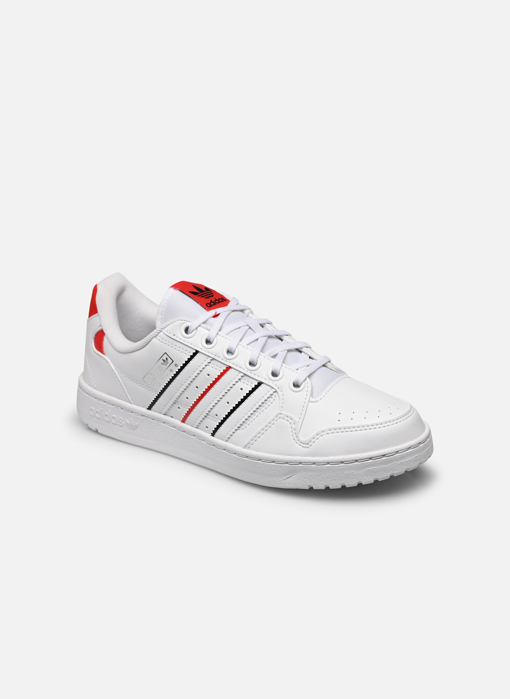 Niedrige Sneaker NY 90 STRIPES herren weiß adidas originals Niedrige Sneaker NY 90 STRIPES herren weiß FTWWHT/VIVRED/CBLACK