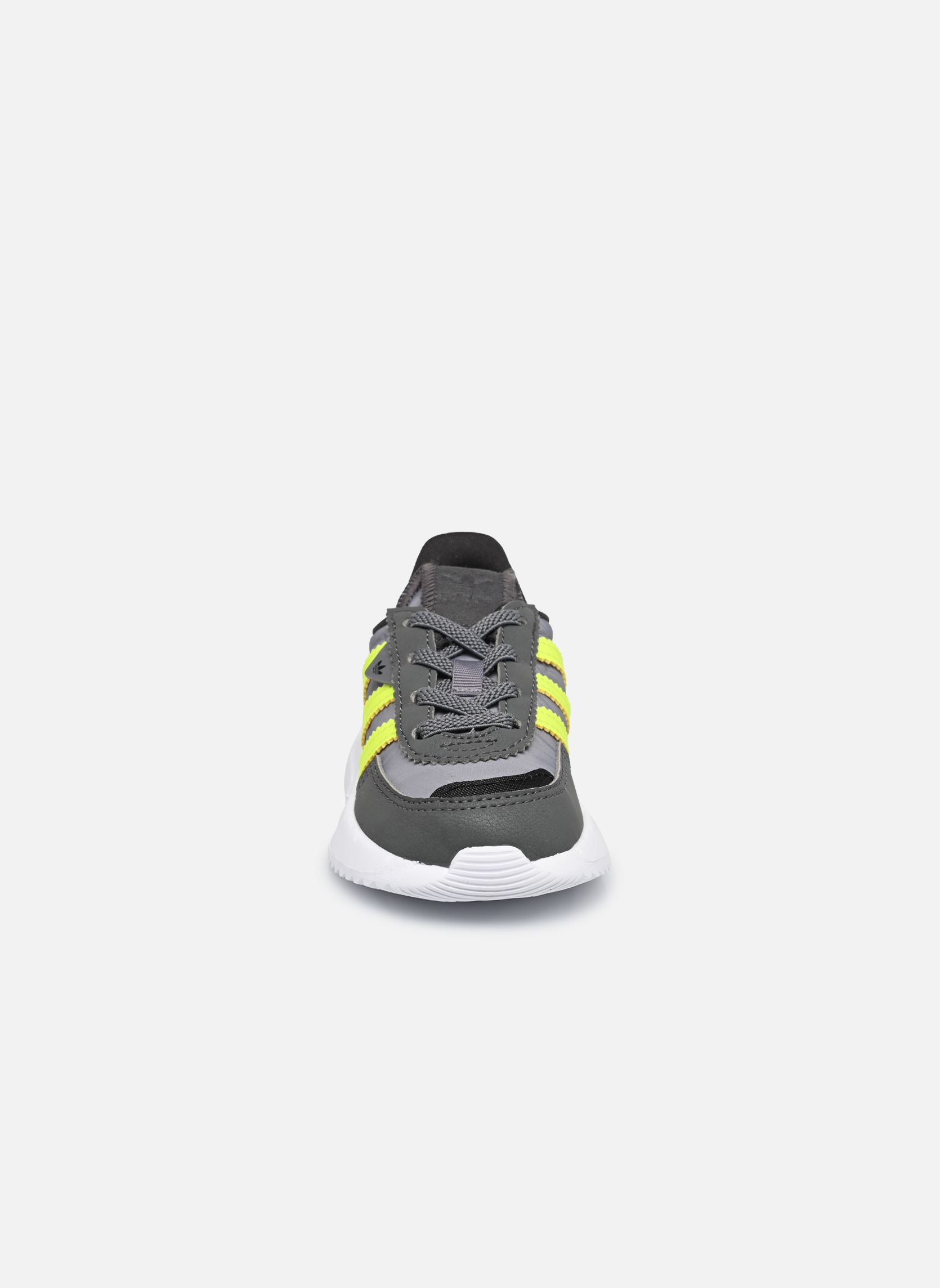 Niedrige Sneaker Retropy F2 El I jungen grau adidas originals Niedrige Sneaker Retropy F2 El I jungen grau Grethr/Syello/Grefiv