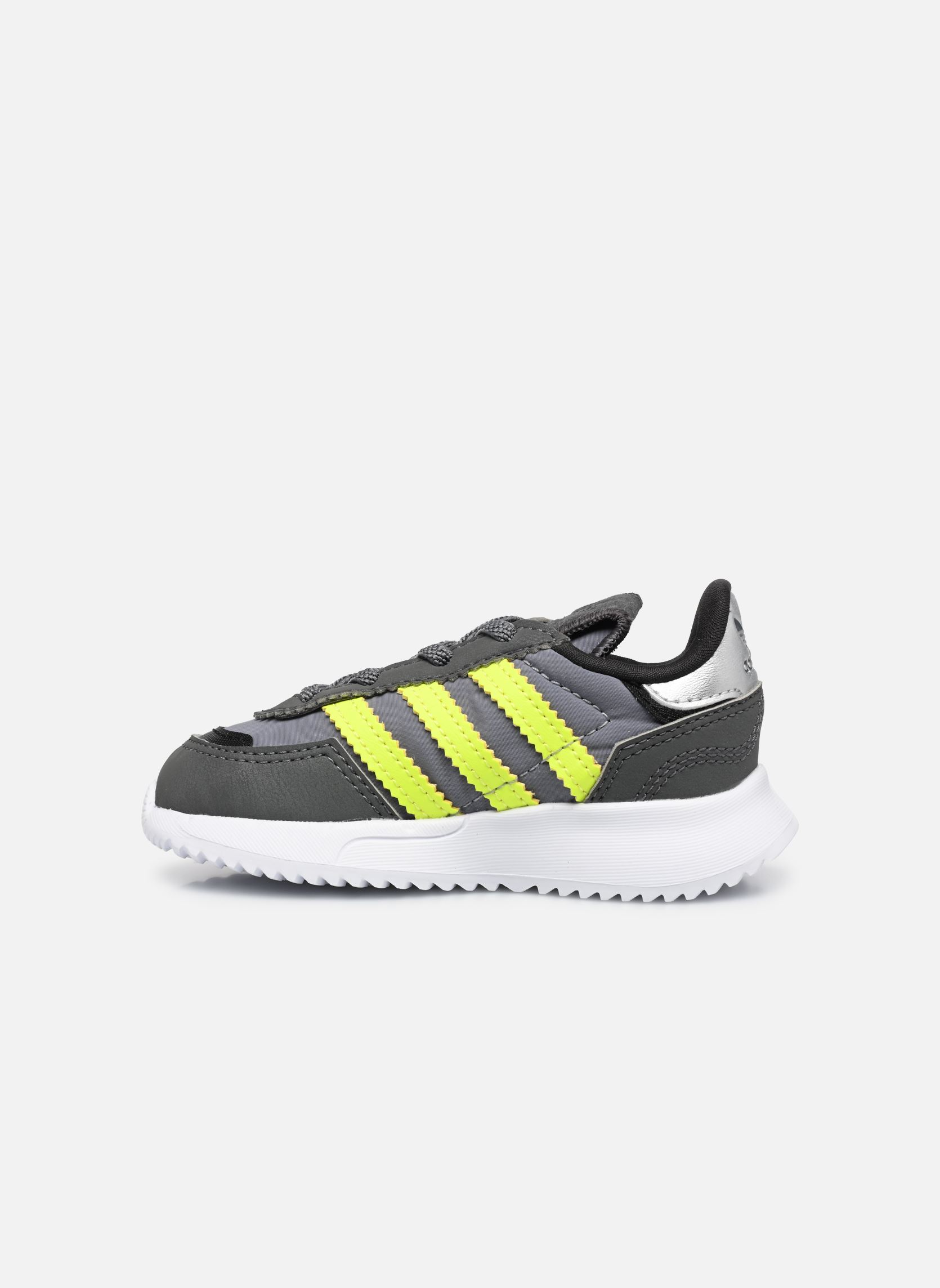 Niedrige Sneaker Retropy F2 El I jungen grau adidas originals Niedrige Sneaker Retropy F2 El I jungen grau Grethr/Syello/Grefiv