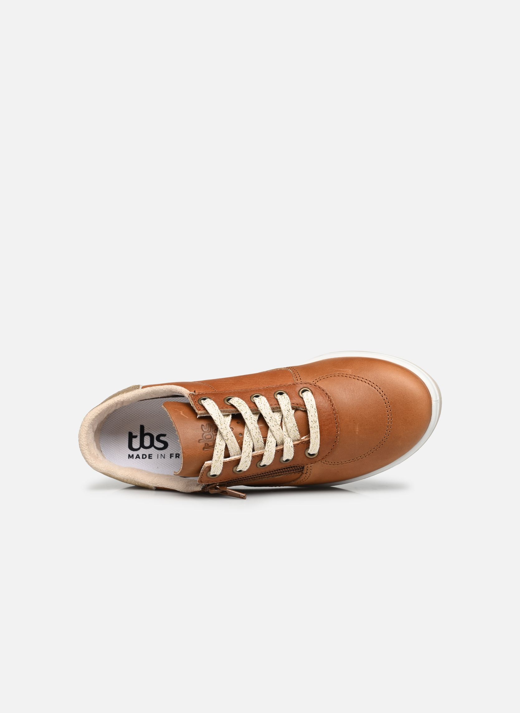 Baskets basses Brazip2 femme marron TBS Made in France Baskets basses Brazip2 femme marron TAN