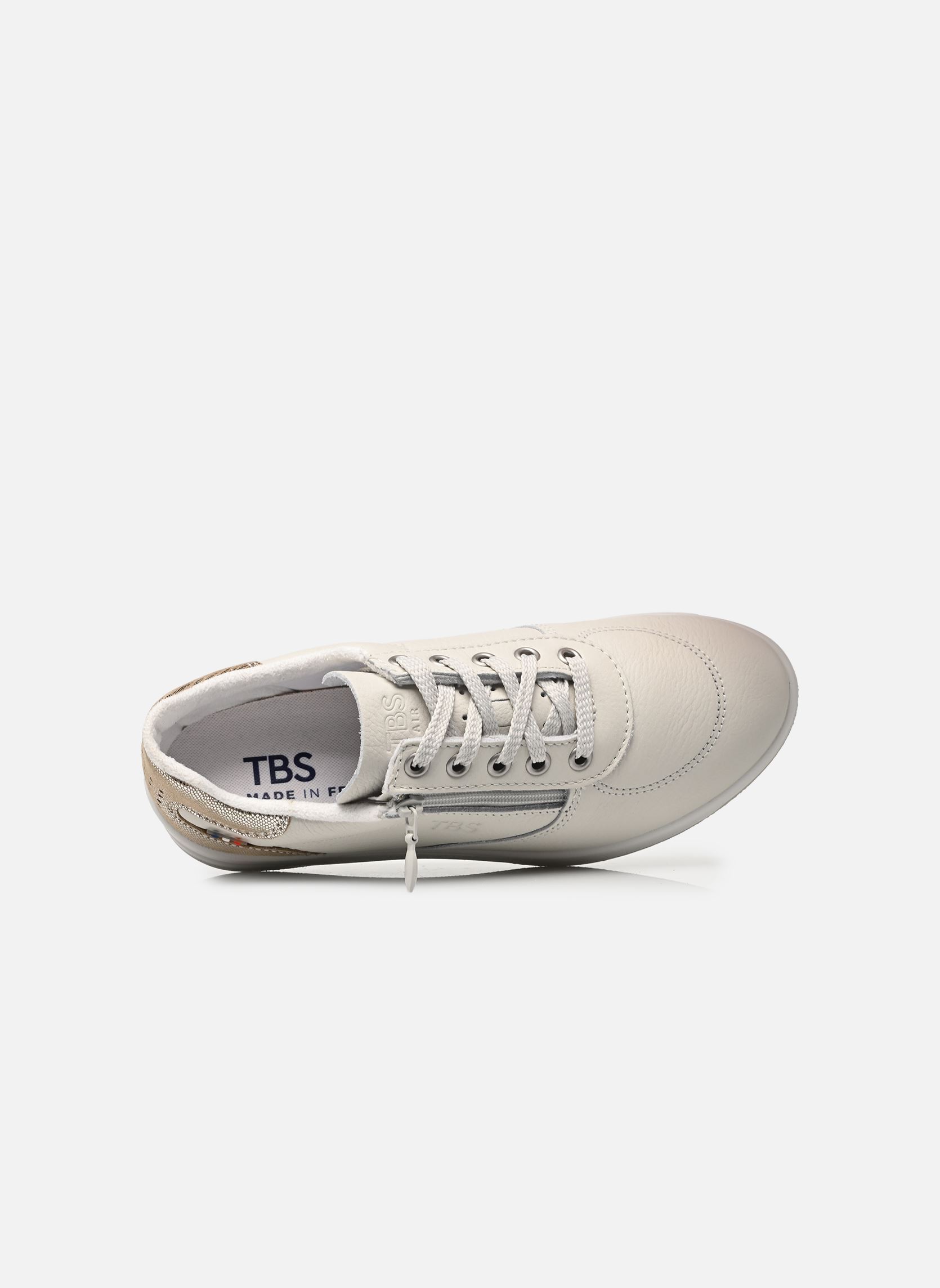 Baskets basses Brazip2 femme blanc TBS Made in France Baskets basses Brazip2 femme blanc BLANC + ARGENT