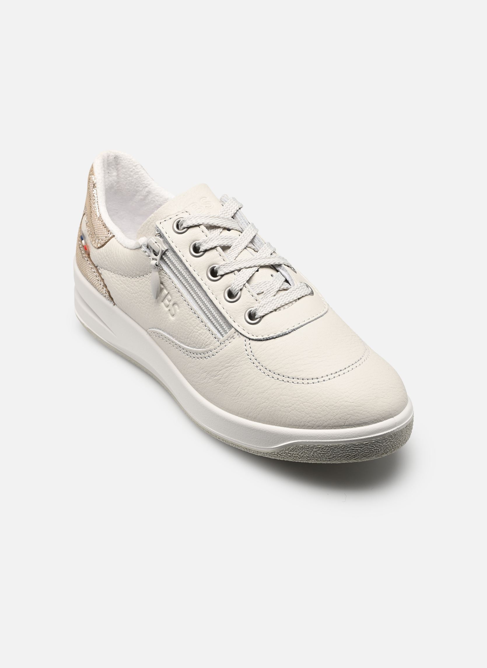 Baskets basses Brazip2 femme blanc TBS Made in France Baskets basses Brazip2 femme blanc BLANC + ARGENT