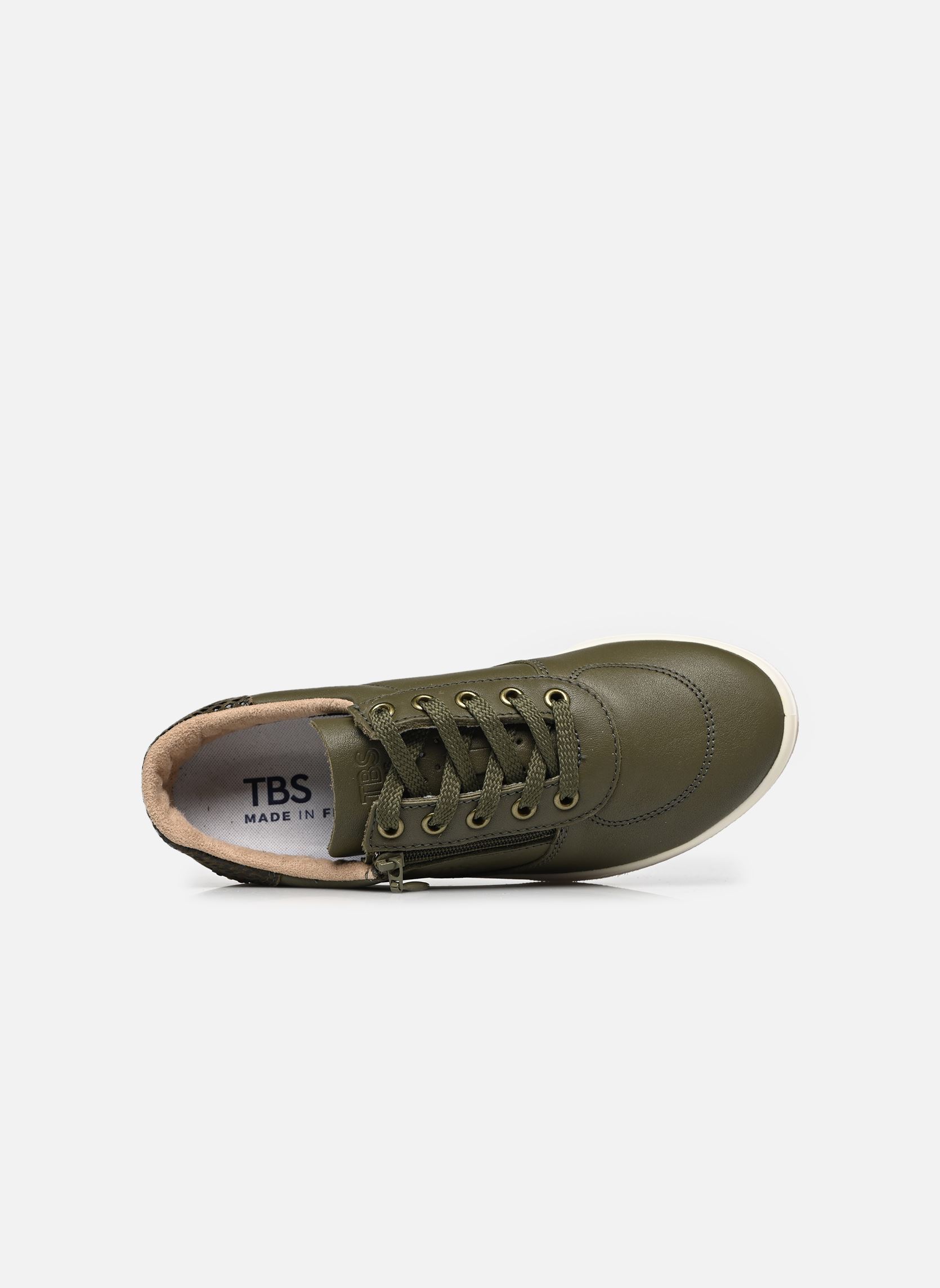 Baskets basses Brazip2 femme vert TBS Made in France Baskets basses Brazip2 femme vert KAKI