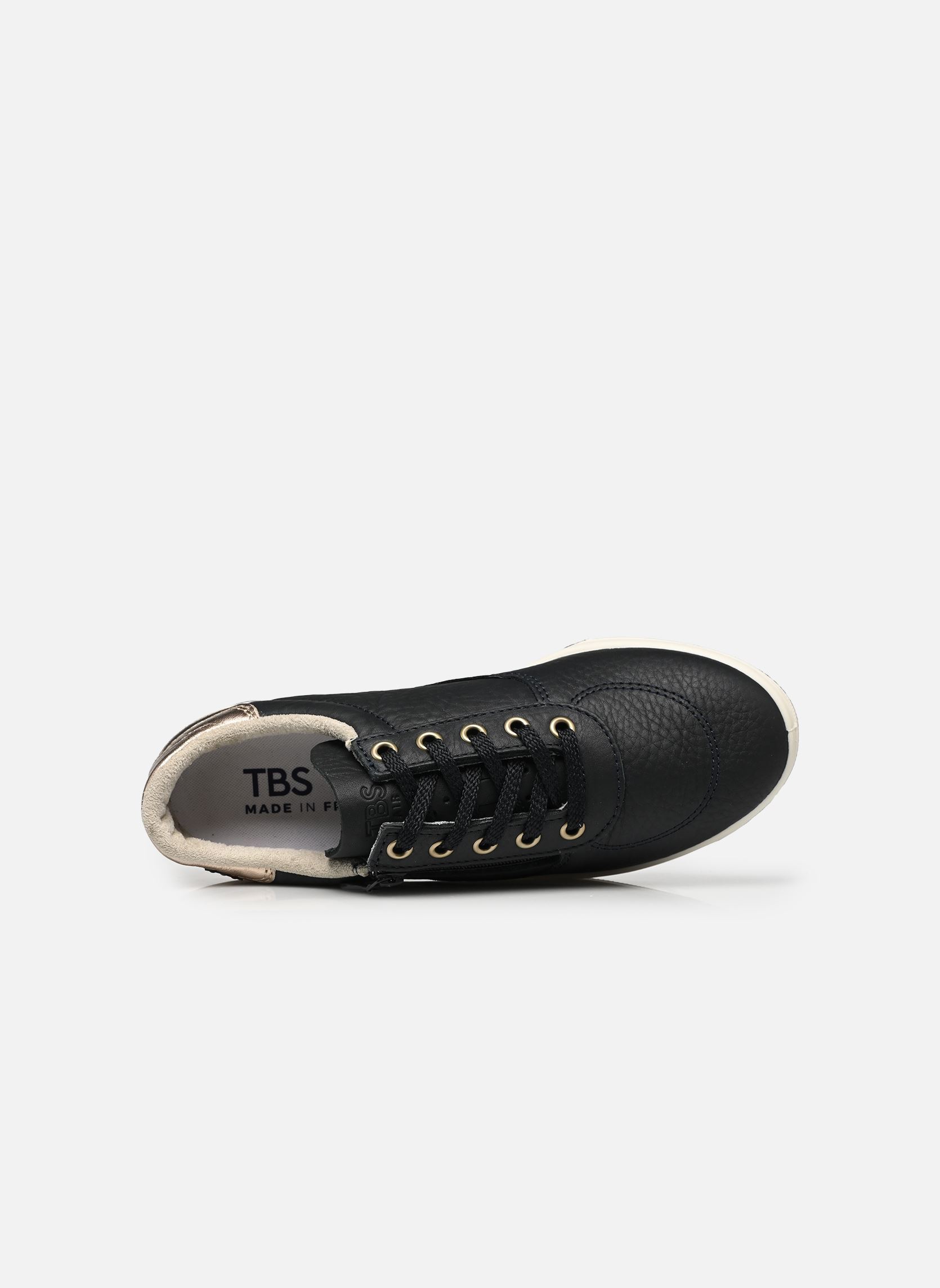 Baskets basses Brazip2 femme bleu TBS Made in France Baskets basses Brazip2 femme bleu MARINE + CHAMPAGNE