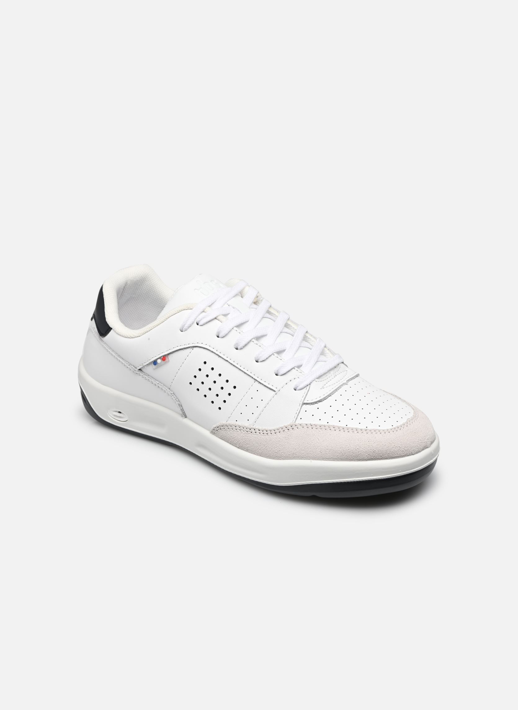 Niedrige Sneaker Allbinn herren weiß TBS Made in France Niedrige Sneaker Allbinn herren weiß BLANC + NAVY