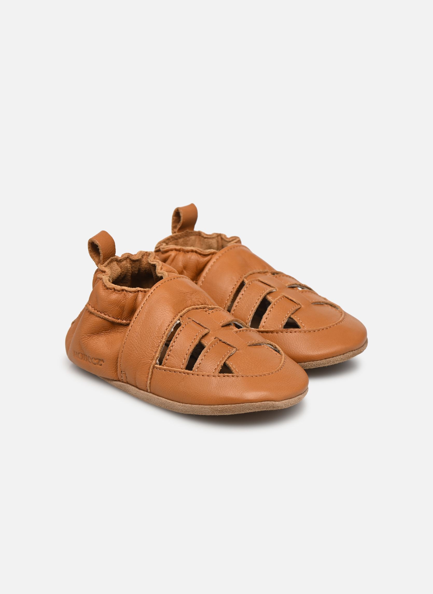 Chaussons Sandiz Veg garçon marron Robeez Chaussons Sandiz Veg garçon marron CAMEL
