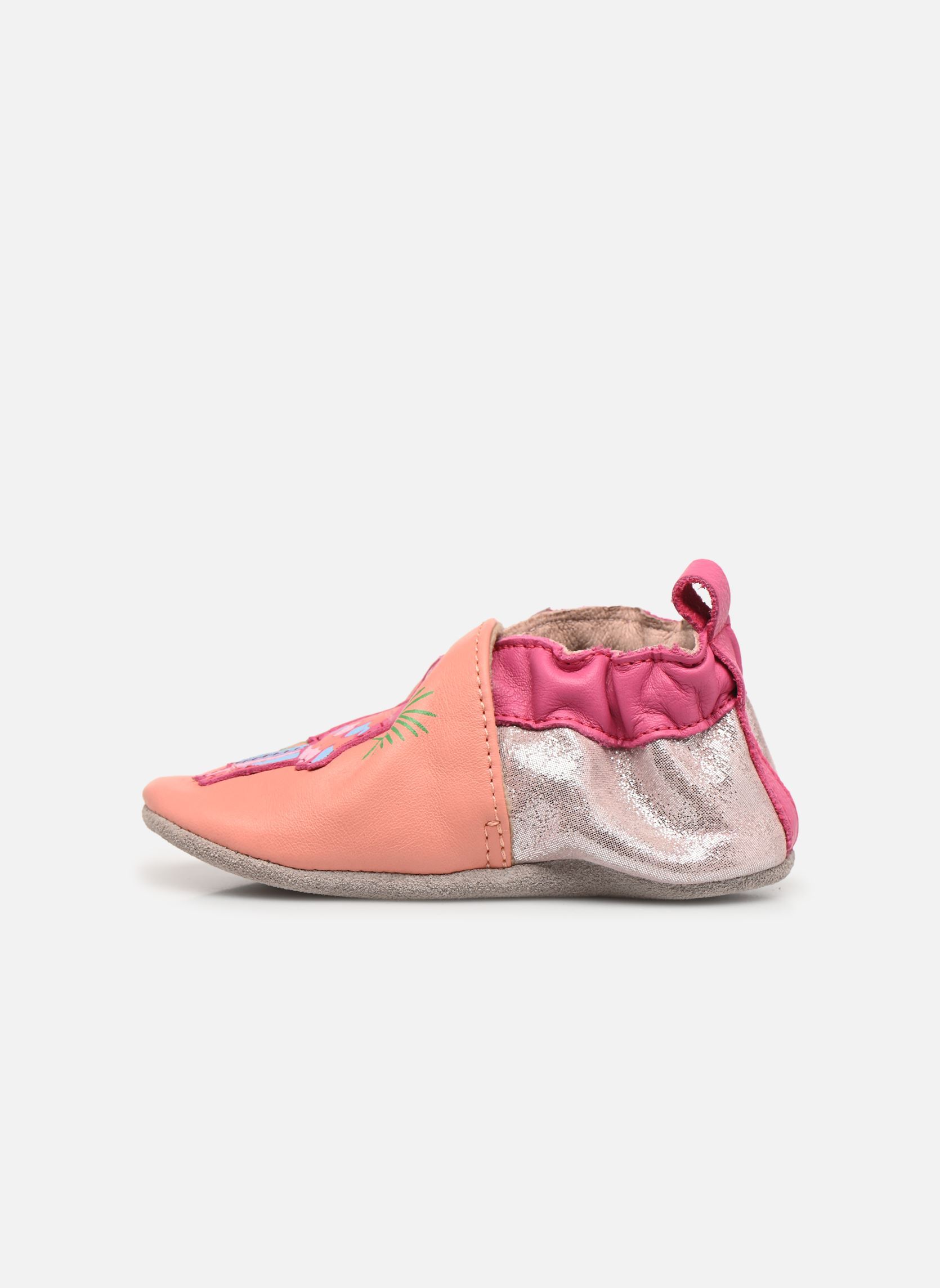 Chaussons Fairy Parrot fille orange Robeez Chaussons Fairy Parrot fille orange ORANGE CORAIL ROSE METAL