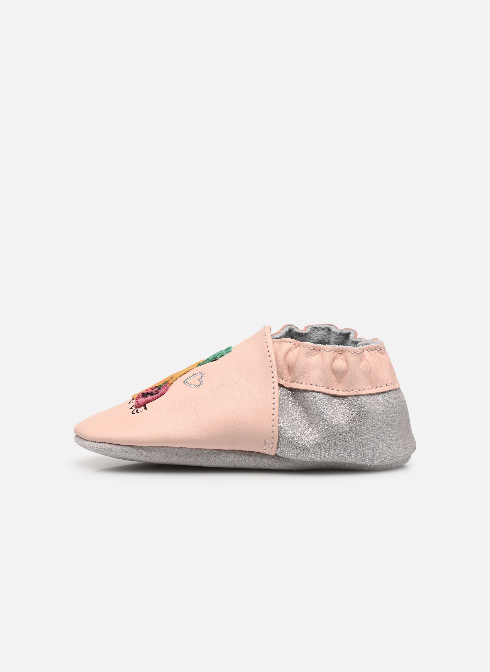 Hausschuhe Holidays Fruits rosa Robeez Hausschuhe Holidays Fruits rosa ROSE DRAGEE ARGENT