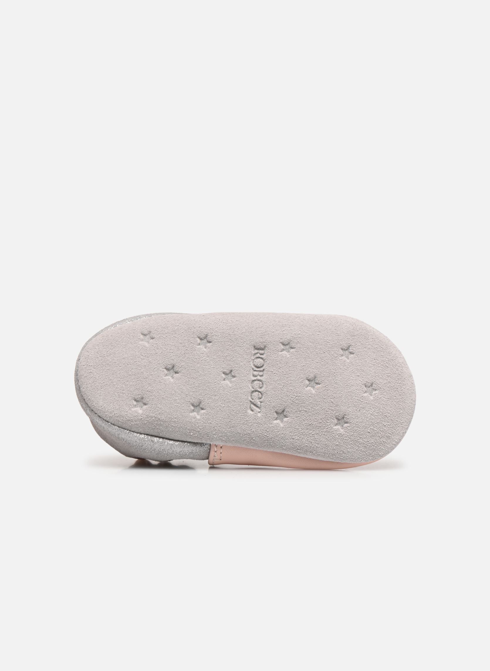 Hausschuhe Holidays Fruits rosa Robeez Hausschuhe Holidays Fruits rosa ROSE DRAGEE ARGENT