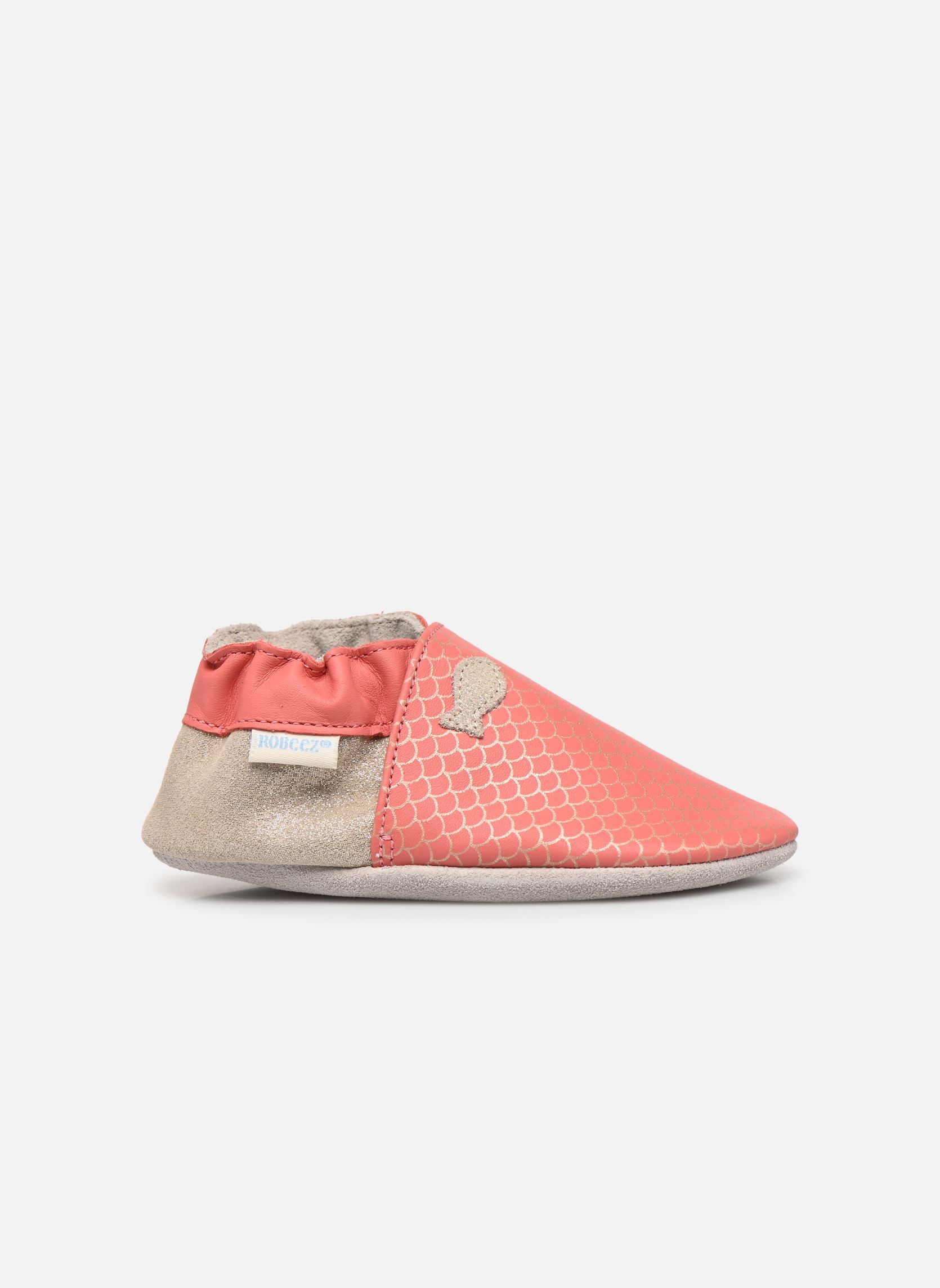 Hausschuhe Precious Fish mädchen orange Robeez Hausschuhe Precious Fish mädchen orange ROSE CORAIL OR